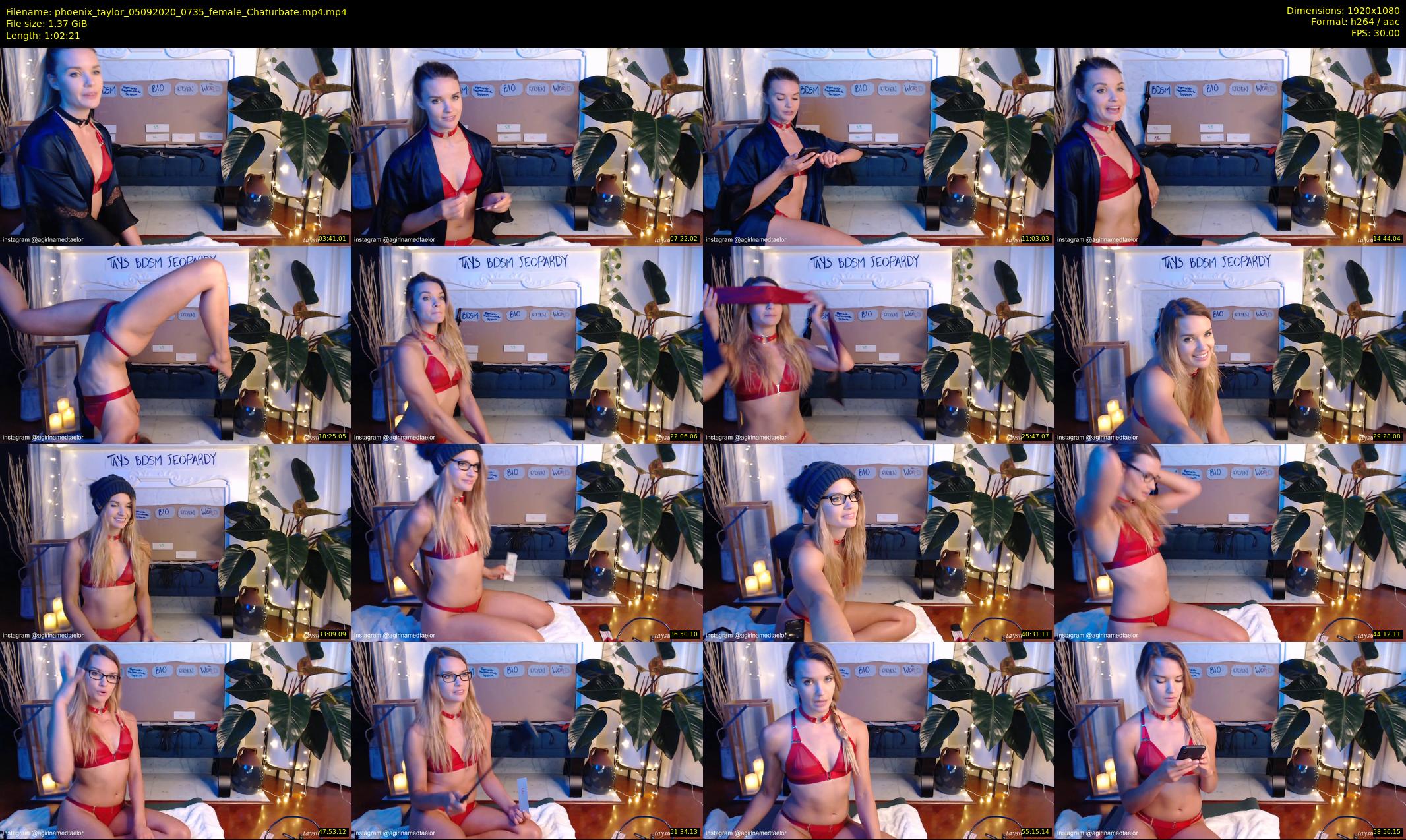 phoenix_taylor — 63 minute Chaturbate female cam show recording, 1080p, Sep 5, 2020
