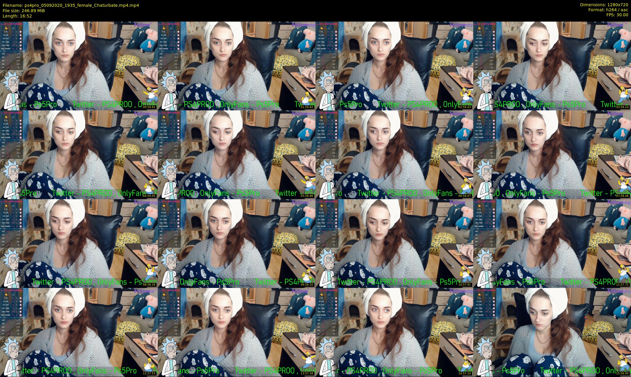 ps4pro — 17 minute Chaturbate female cam show recording, 720p, Sep 5, 2020