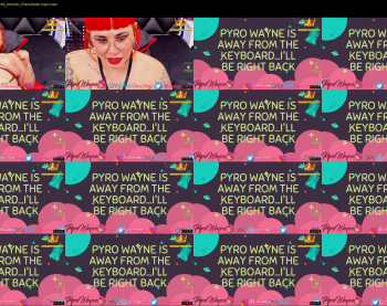pyrowayne — 22 minute Chaturbate female cam show recording, 720p, Sep 6, 2020