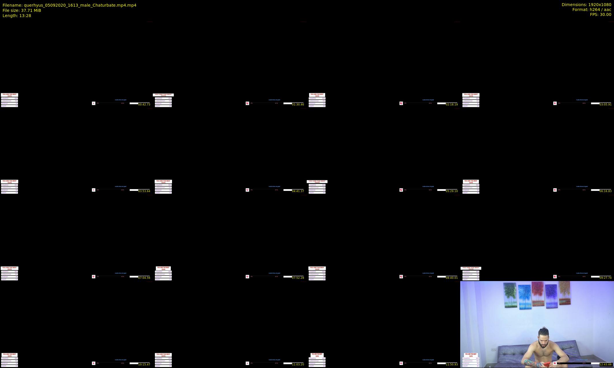 querhyus — 14 minute Chaturbate male cam show recording, 1080p, Sep 5, 2020
