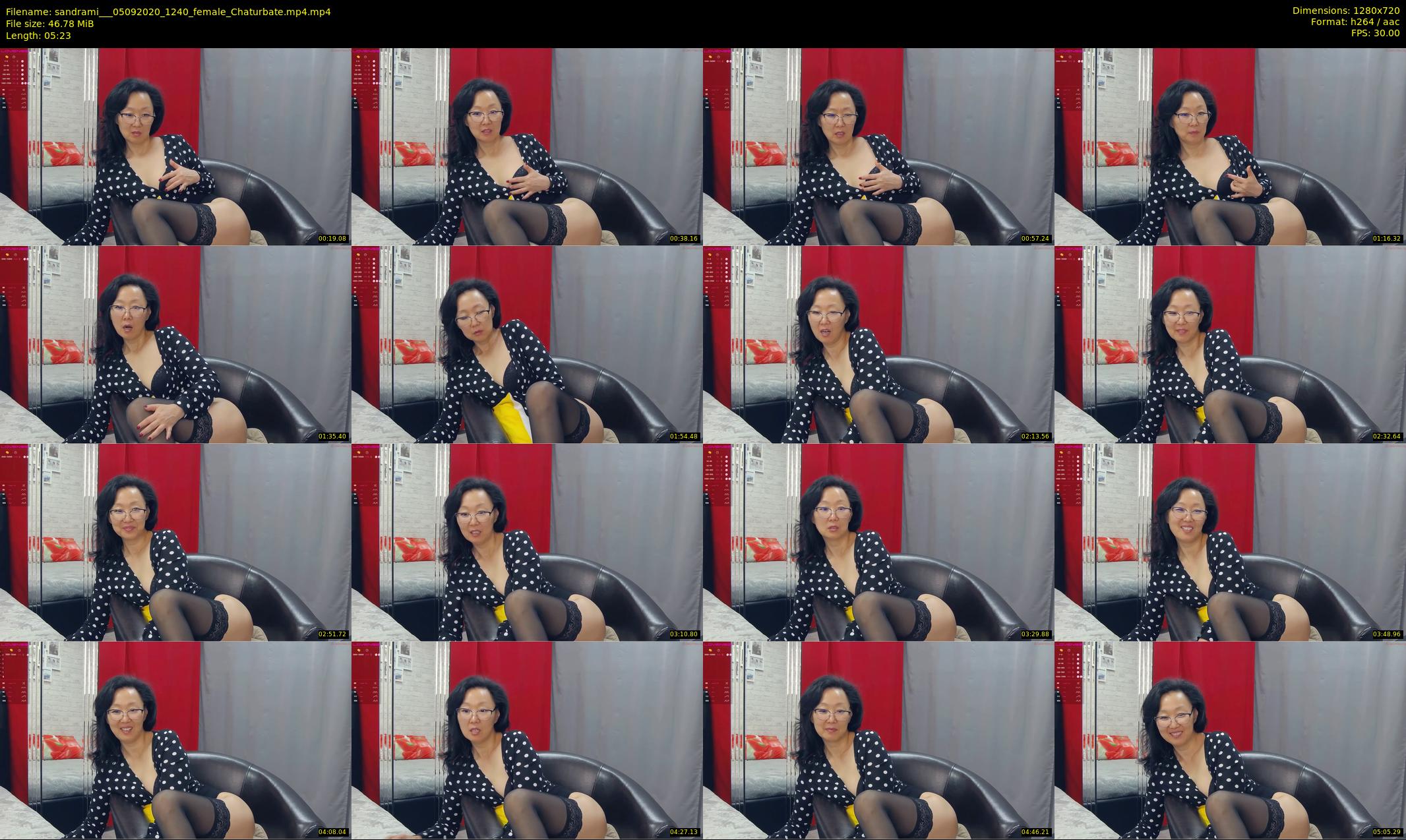 sandrami__ — 6 minute Chaturbate female cam show recording, 720p, Sep 5, 2020
