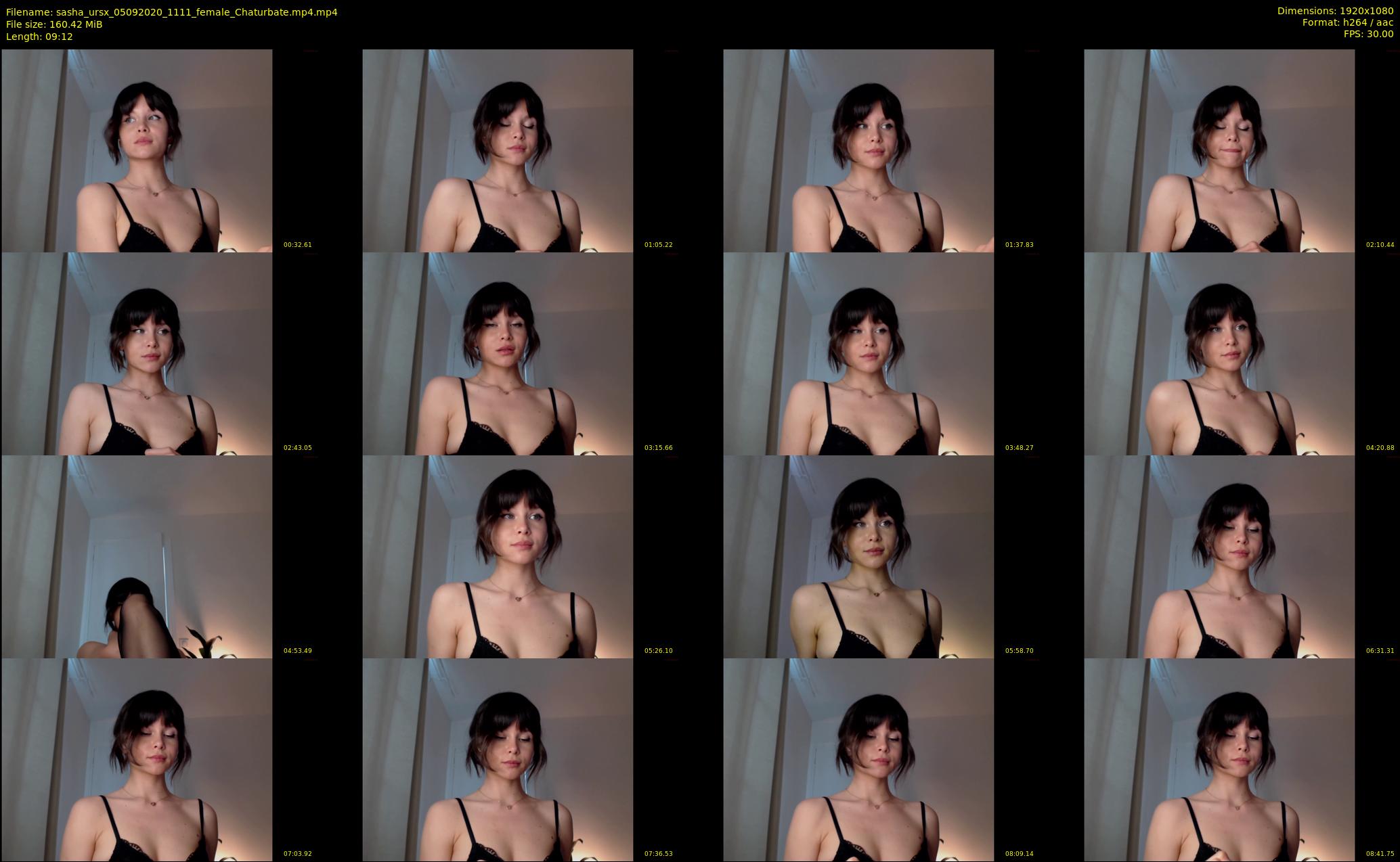 sasha_ursx — 10 minute Chaturbate female cam show recording, 1080p, Sep 5, 2020