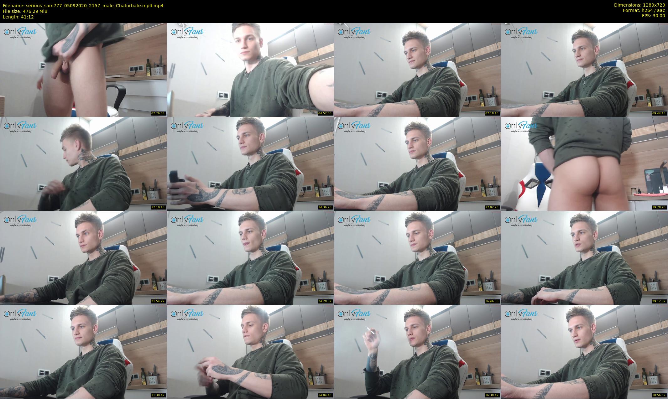 serious_sam777 — 42 minute Chaturbate male cam show recording, 720p, Sep 5, 2020