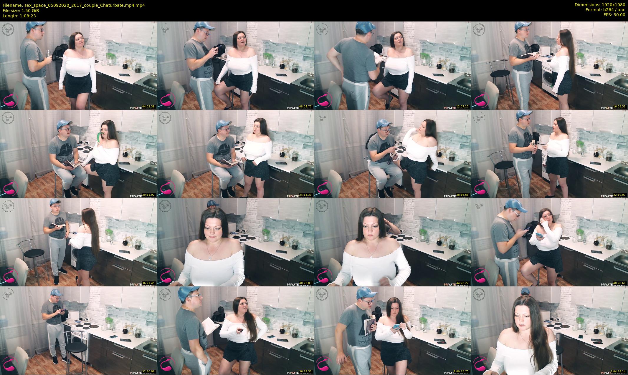 sex_space — 69 minute Chaturbate couple cam show recording, 1080p, Sep 5, 2020