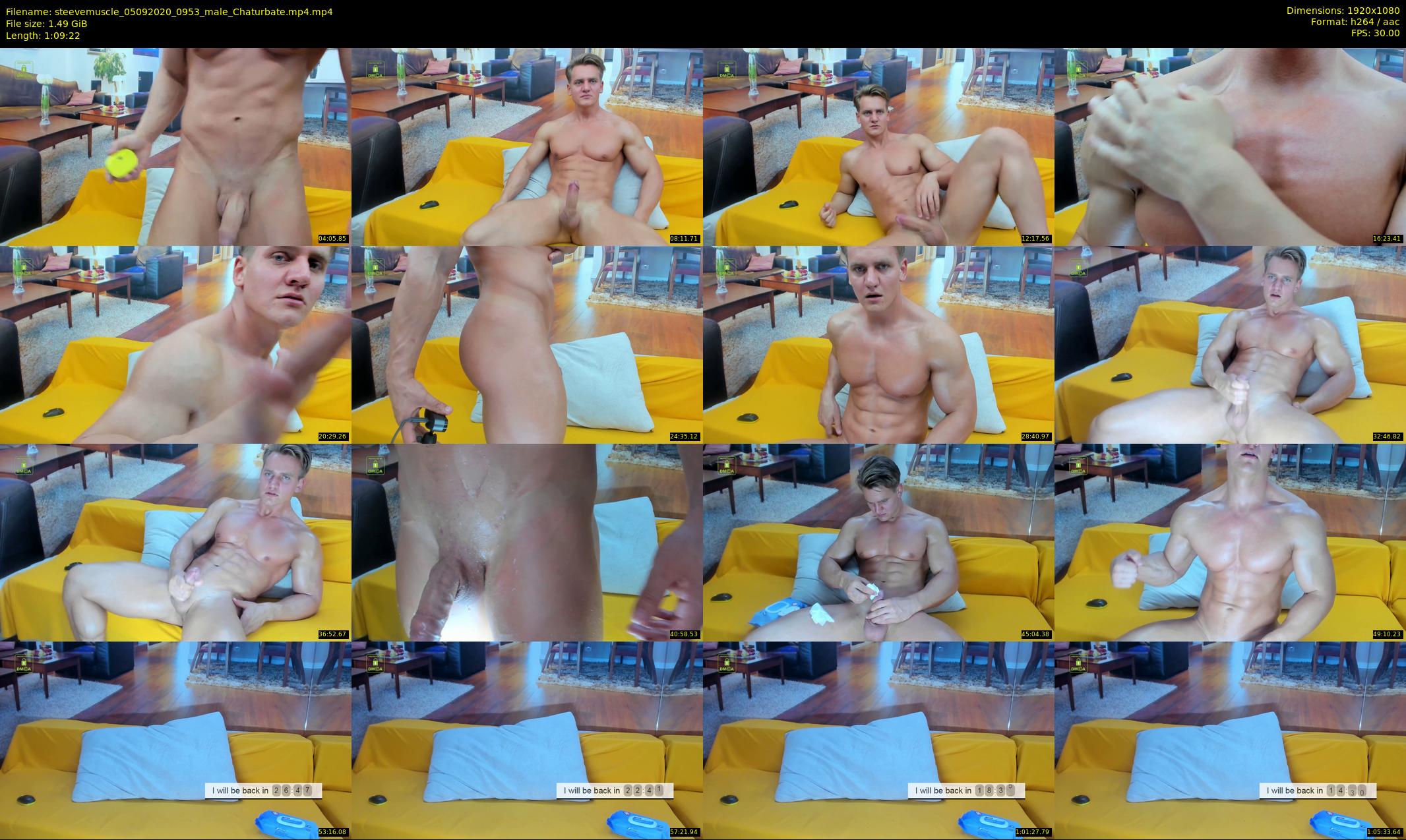 steevemuscle — 70 minute Chaturbate male cam show recording, 1080p, Sep 5, 2020