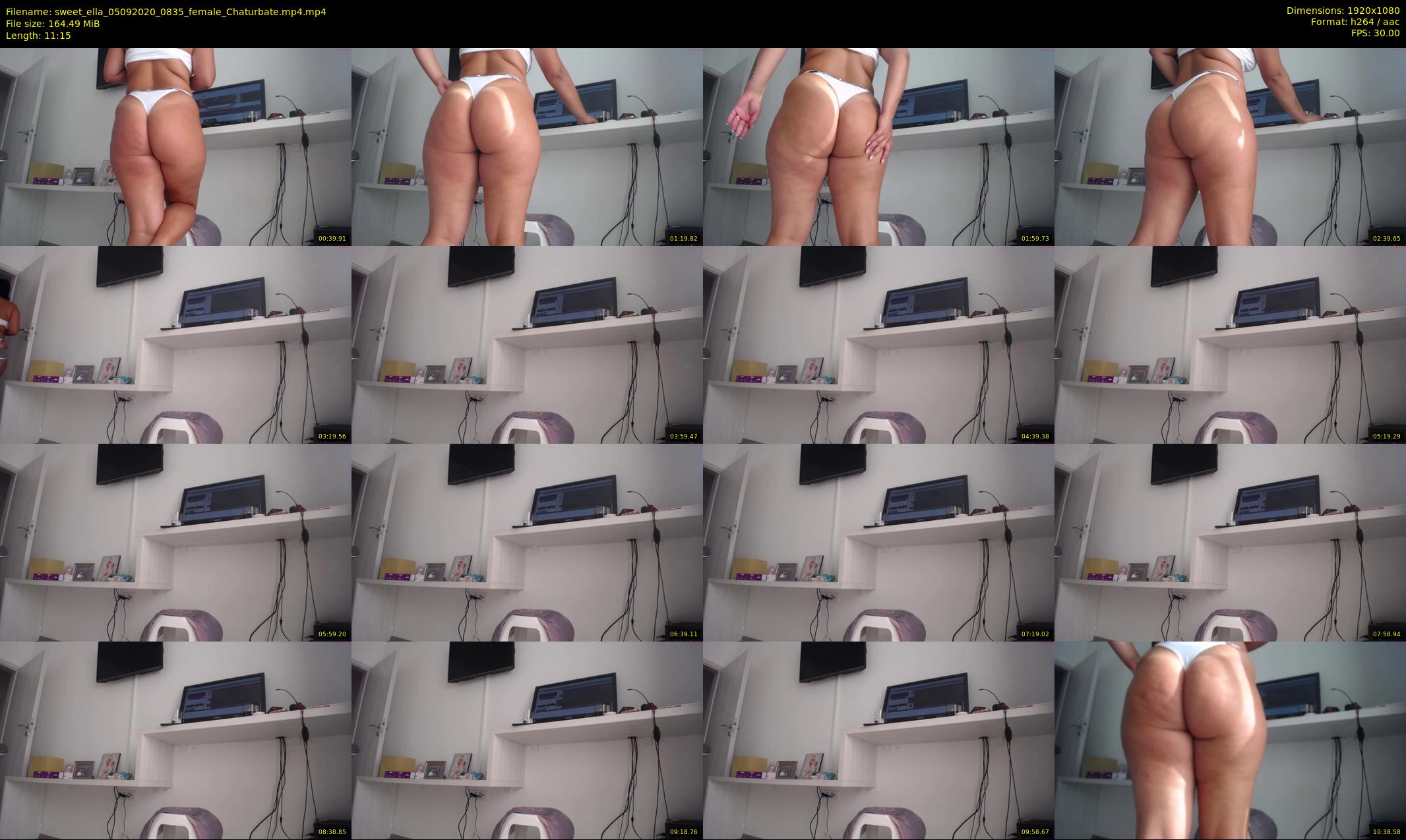 sweet_ella — 12 minute Chaturbate female cam show recording, 1080p, Sep 5, 2020