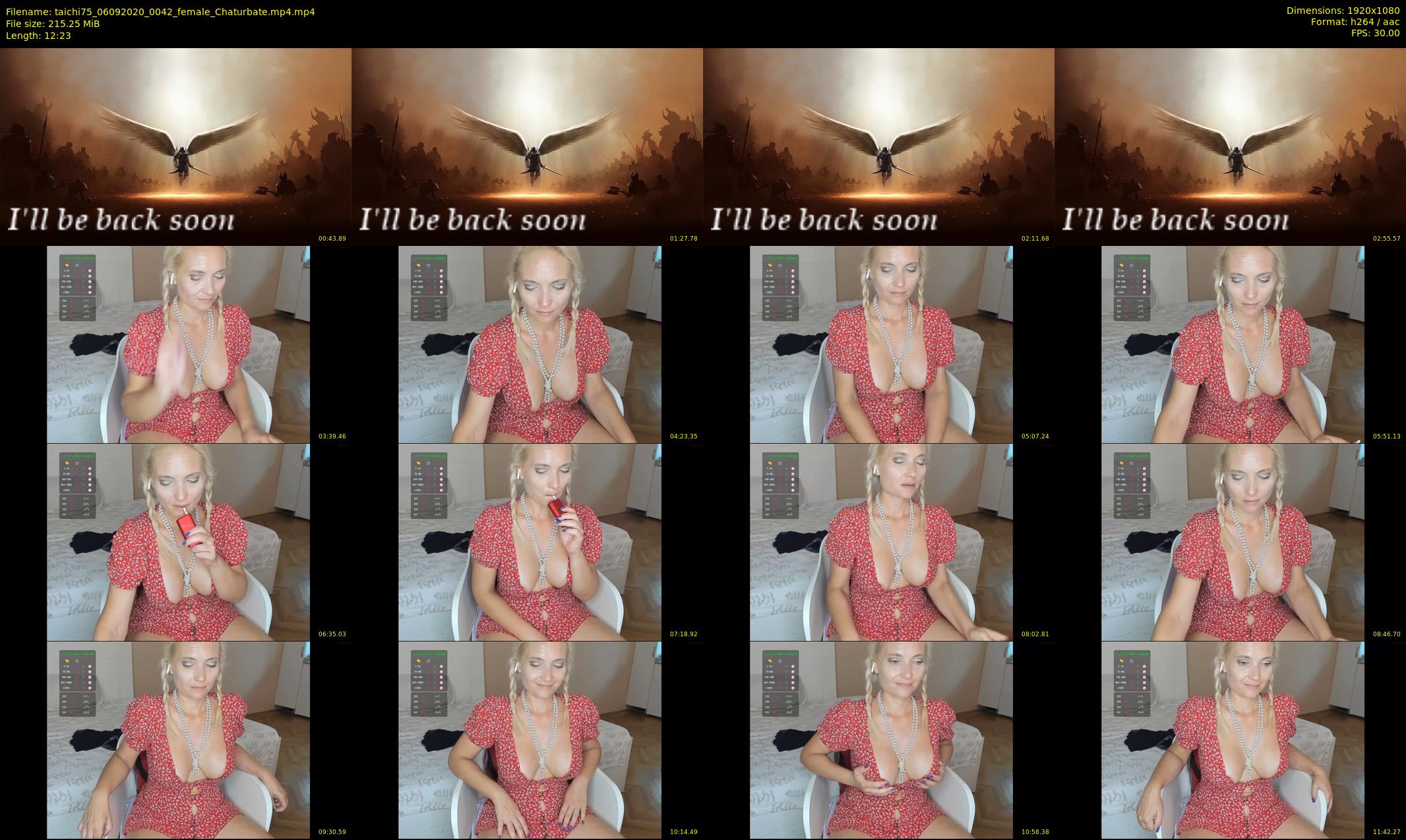 taichi75 — 13 minute Chaturbate female cam show recording, 1080p, Sep 6, 2020
