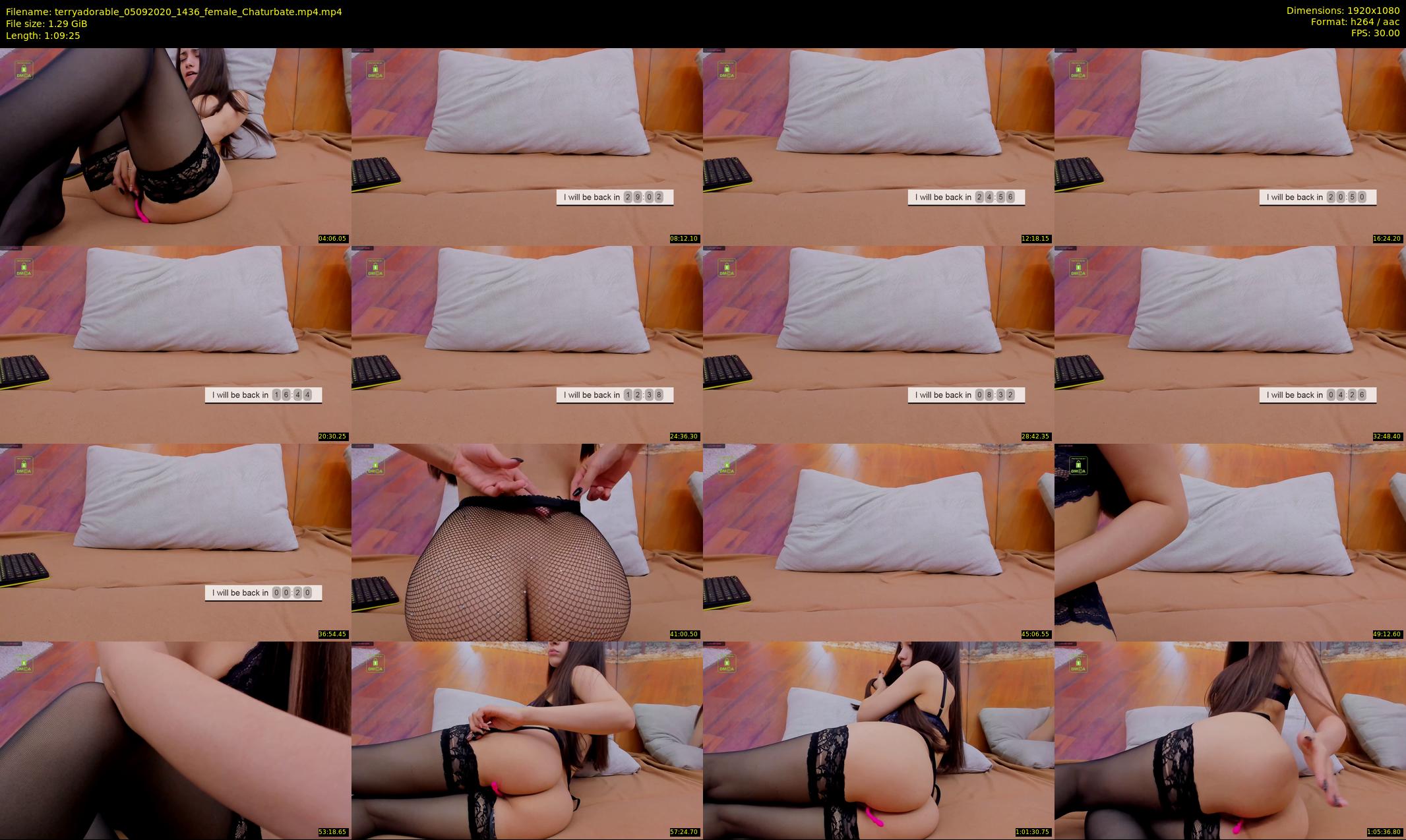 terryadorable — 70 minute Chaturbate female cam show recording, 1080p, Sep 5, 2020