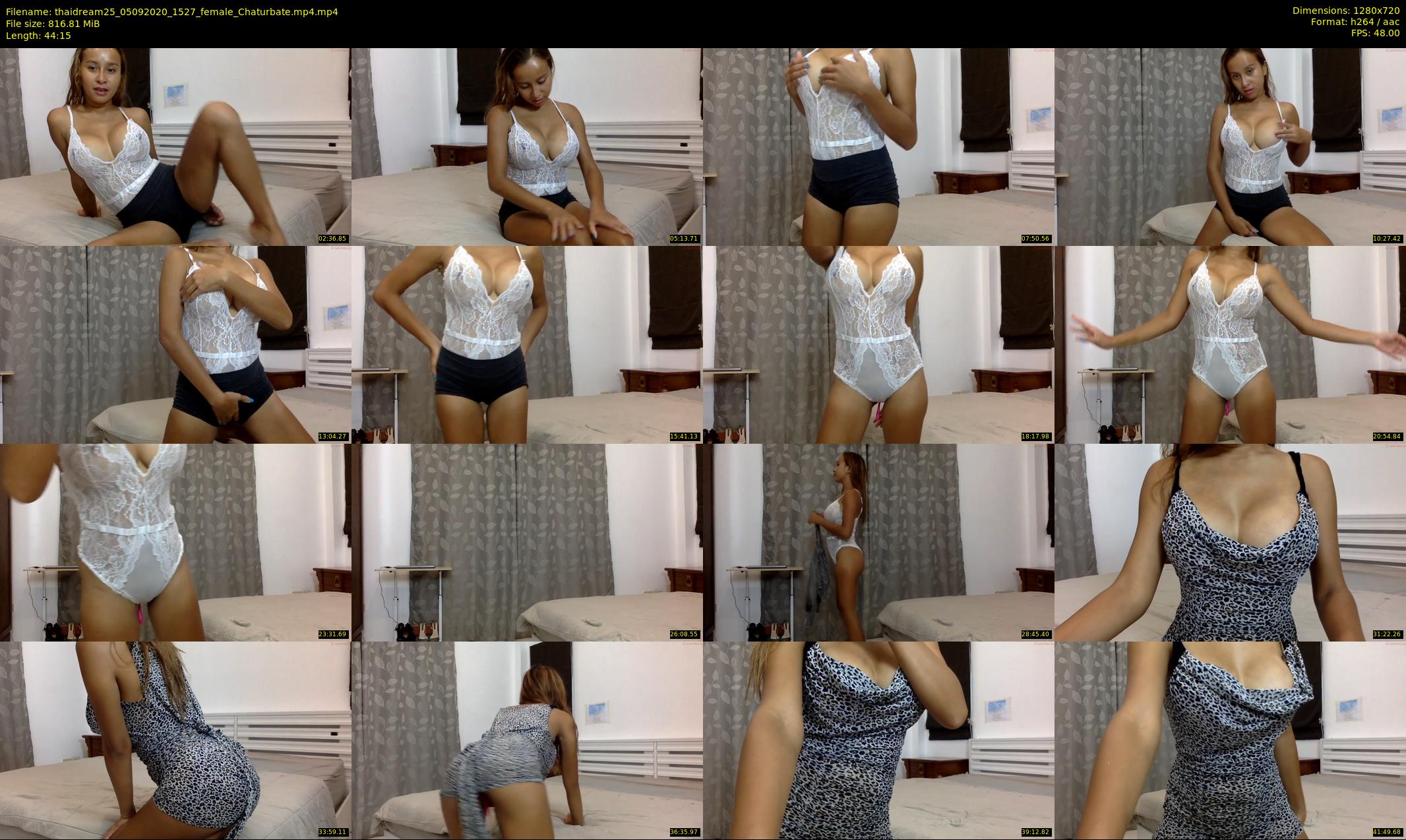 thaidream25 — 45 minute Chaturbate female cam show recording, 720p, Sep 5, 2020