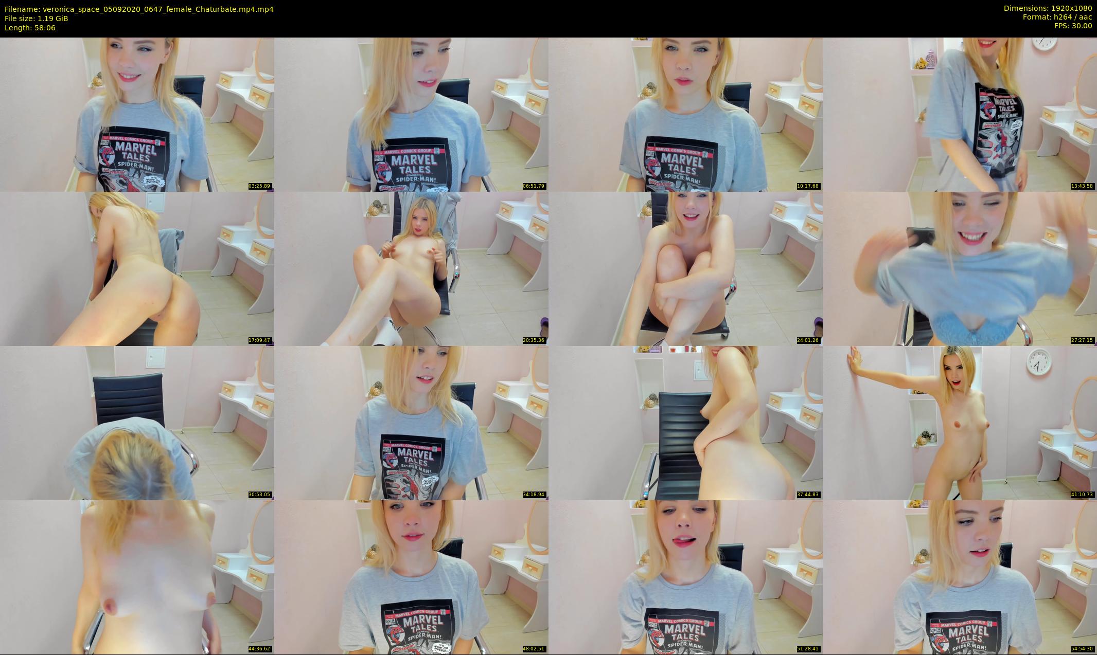 veronica_space — 59 minute Chaturbate female cam show recording, 1080p, Sep 5, 2020