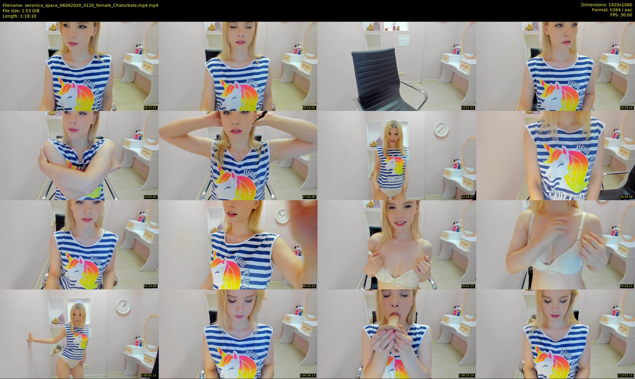 veronica_space — 79 minute Chaturbate female cam show recording, 1080p, Sep 6, 2020