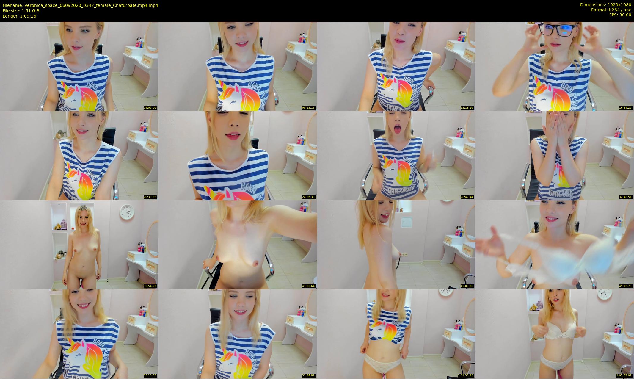 veronica_space — 70 minute Chaturbate female cam show recording, 1080p, Sep 6, 2020