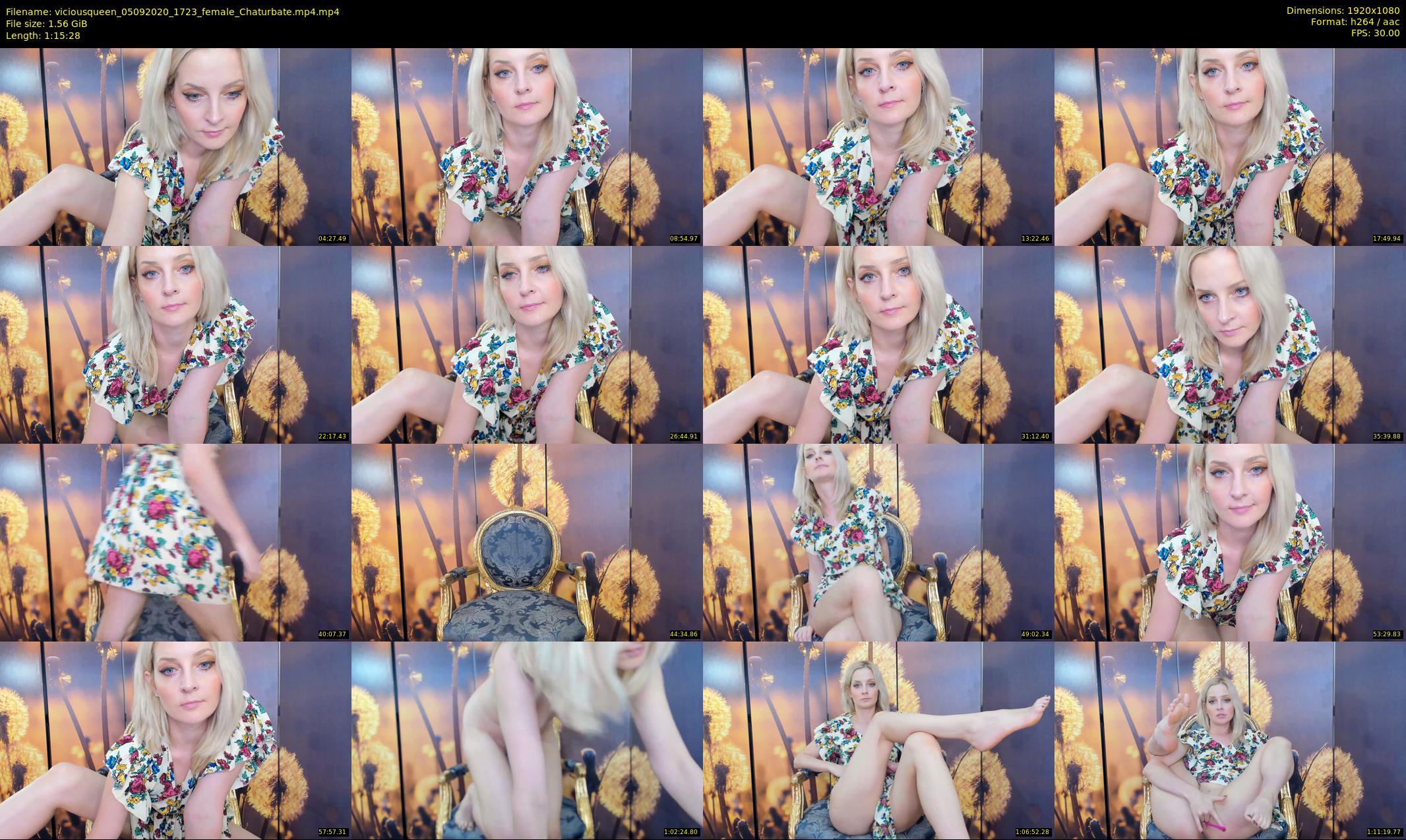 viciousqueen — 76 minute Chaturbate female cam show recording, 1080p, Sep 5, 2020