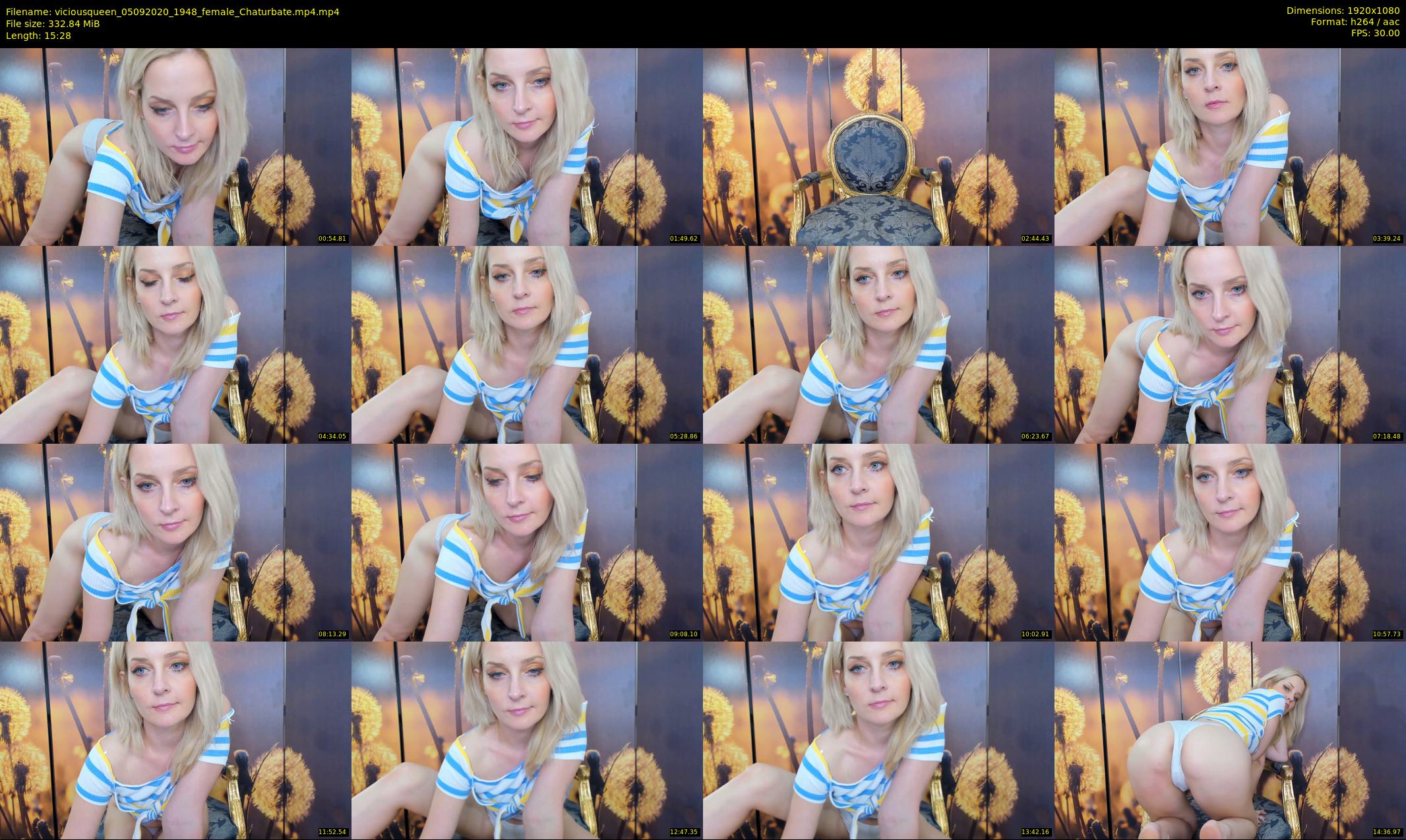 viciousqueen — 16 minute Chaturbate female cam show recording, 1080p, Sep 5, 2020