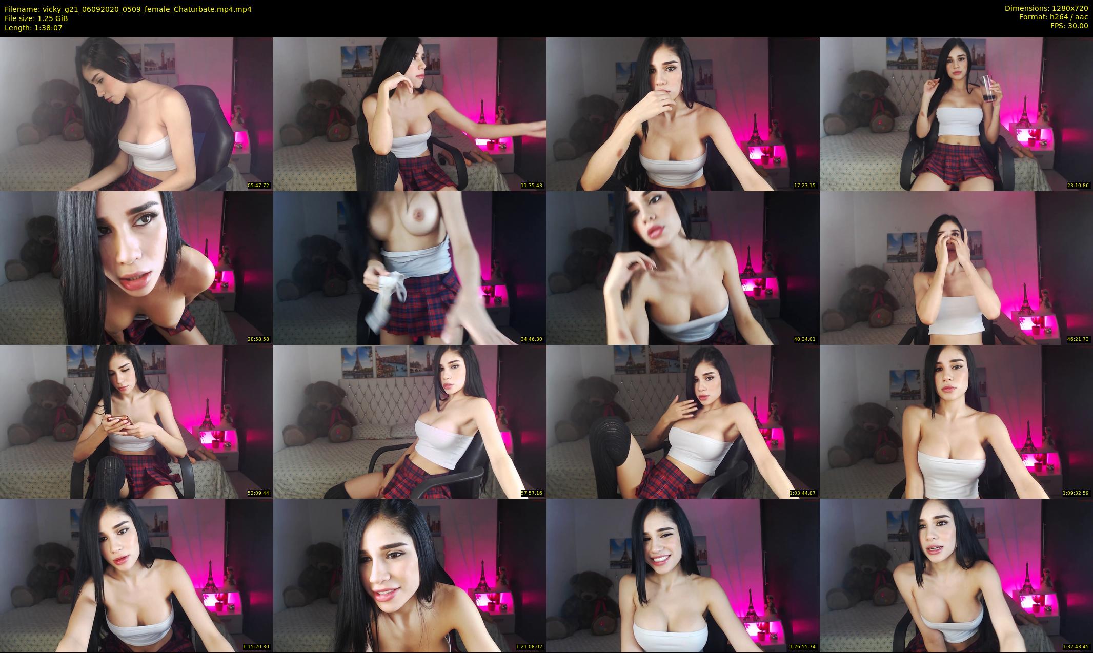 vicky_g21 — 99 minute Chaturbate female cam show recording, 720p, Sep 6, 2020