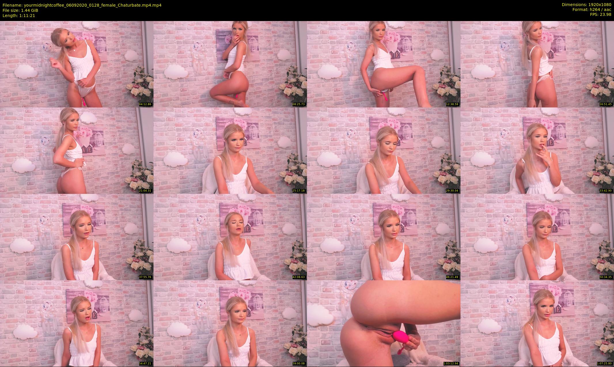 yourmidnightcoffee — 72 minute Chaturbate female cam show recording, 1080p, Sep 6, 2020