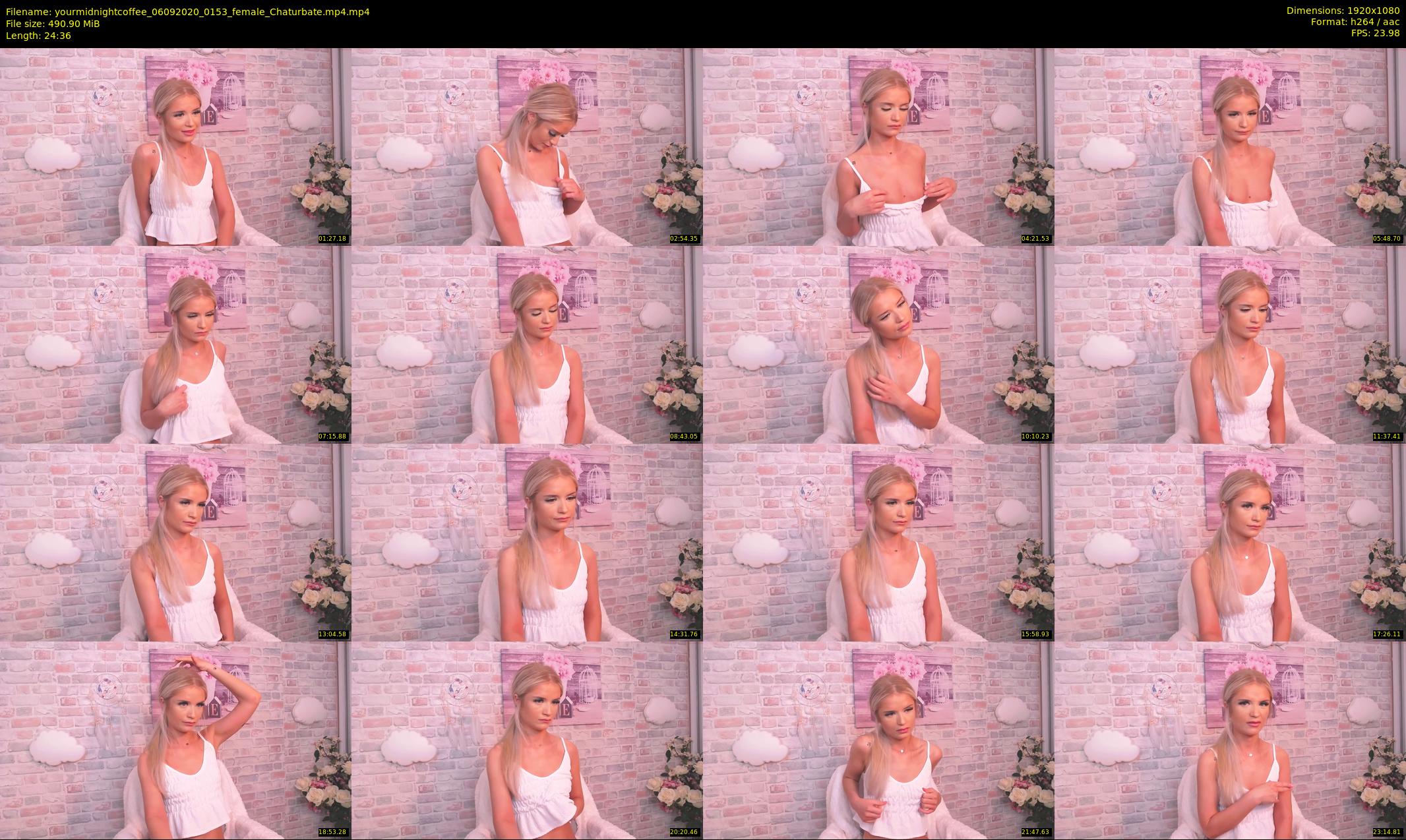 yourmidnightcoffee — 25 minute Chaturbate female cam show recording, 1080p, Sep 6, 2020