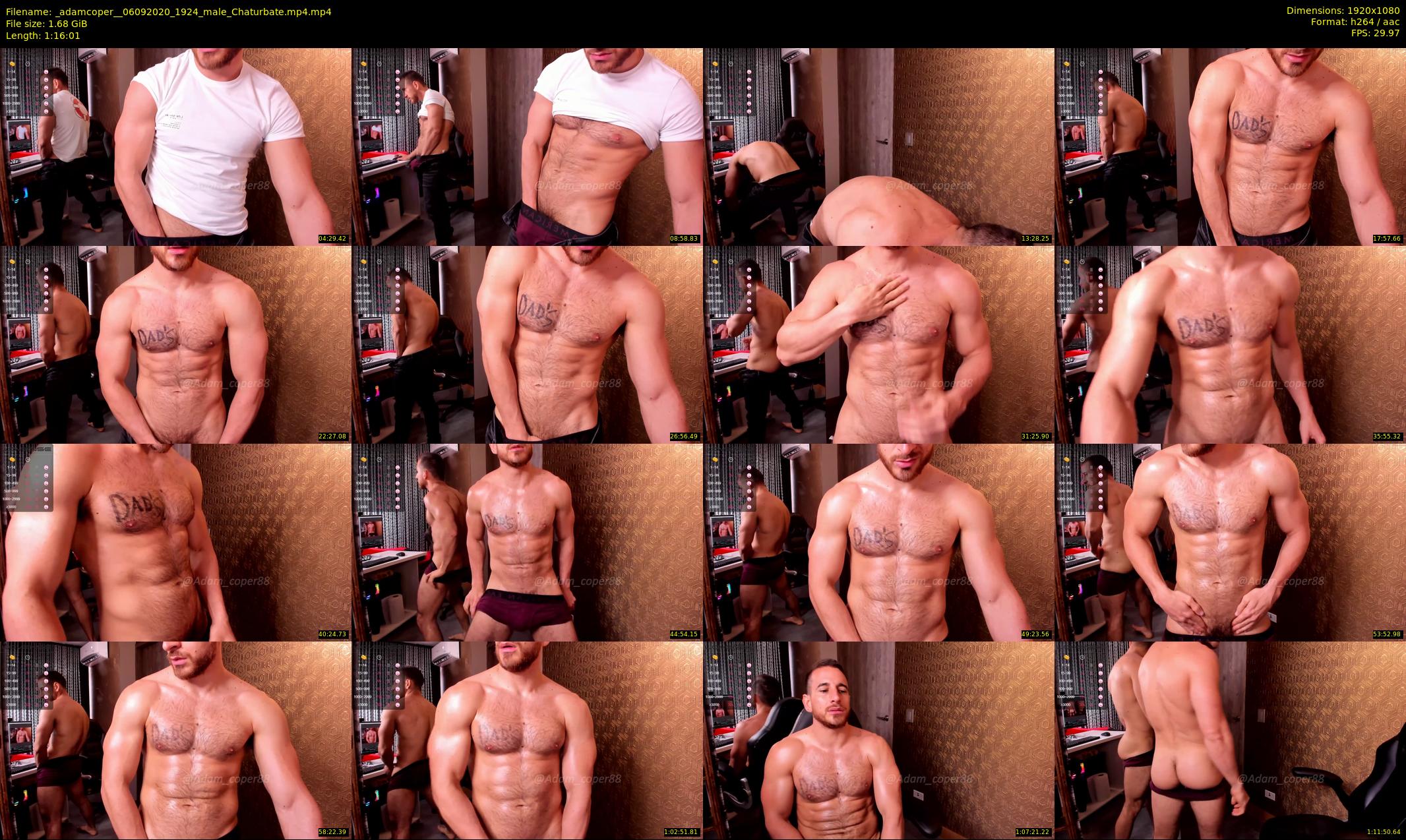 _adamcoper_ — 77 minute Chaturbate male cam show recording, 1080p, Sep 6, 2020