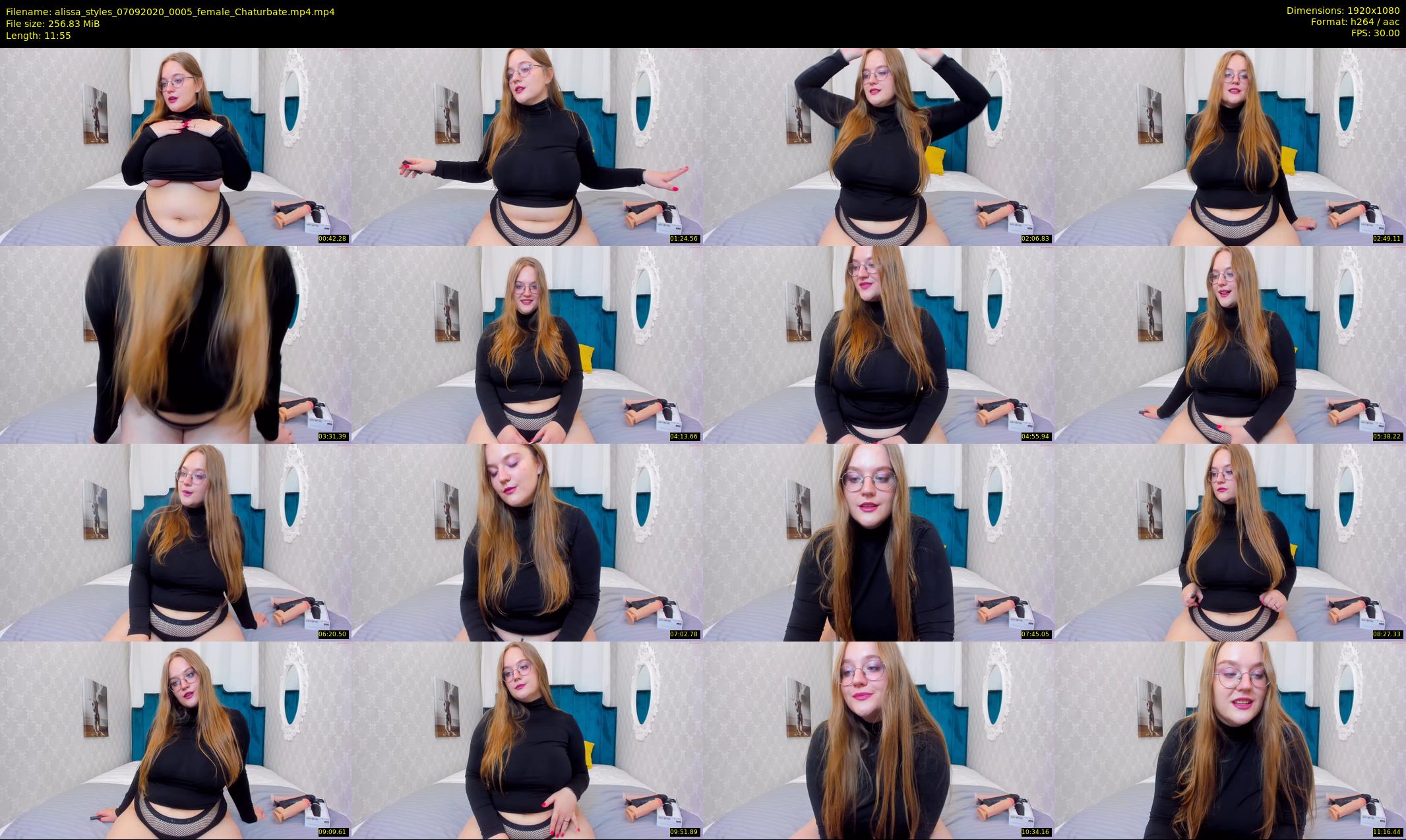 alissa_styles — 12 minute Chaturbate female cam show recording, 1080p, Sep 7, 2020