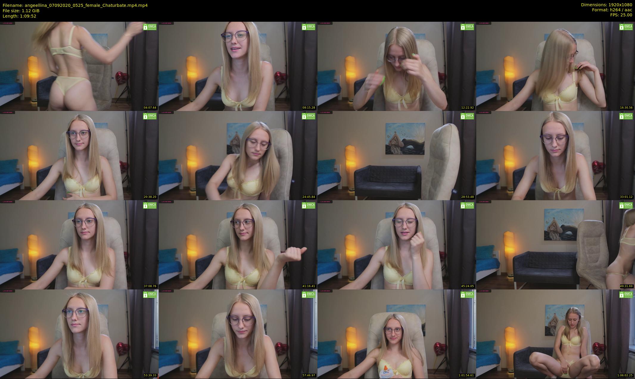 angeellina — 70 minute Chaturbate female cam show recording, 1080p, Sep 7, 2020