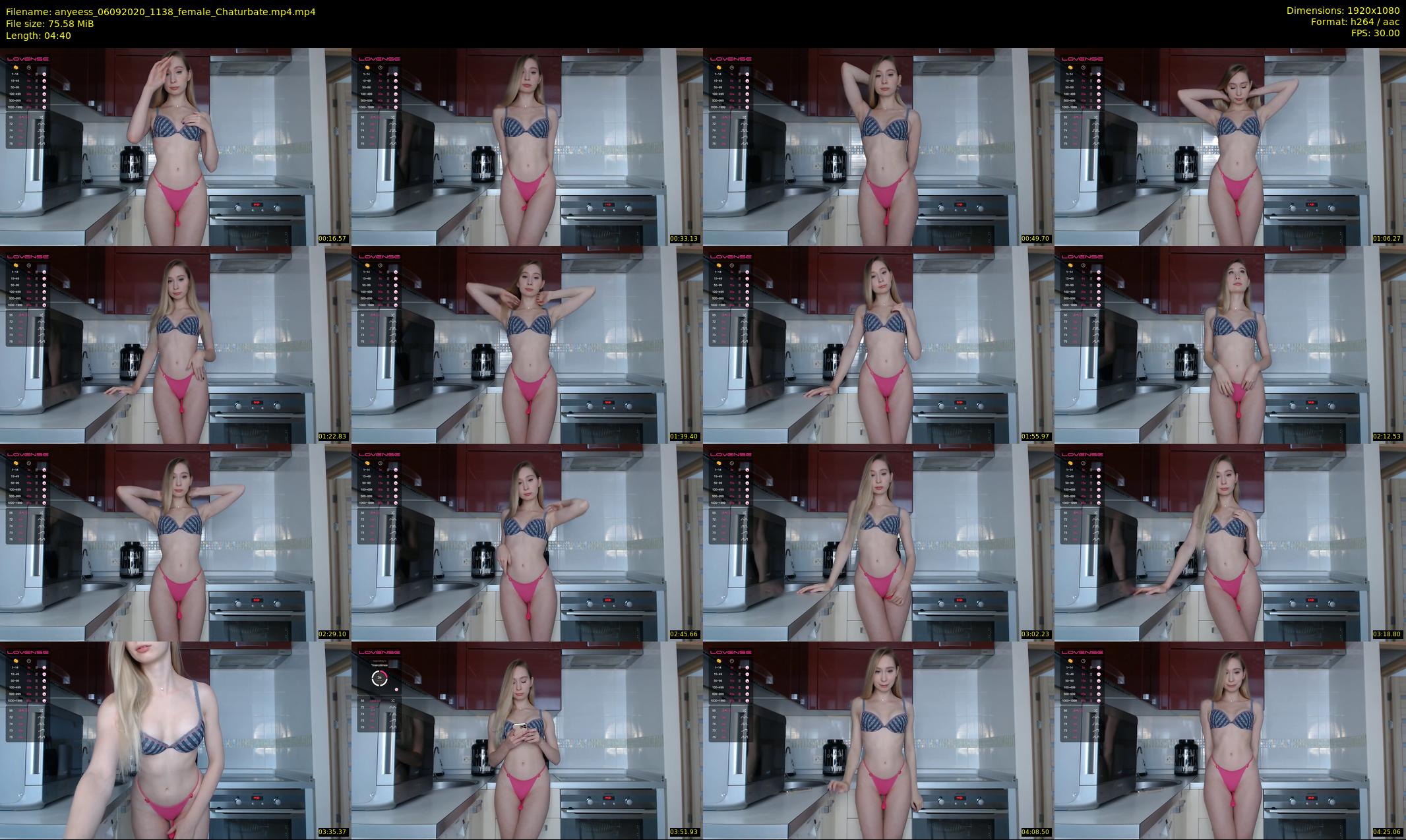 anyeess — 5 minute Chaturbate female cam show recording, 1080p, Sep 6, 2020