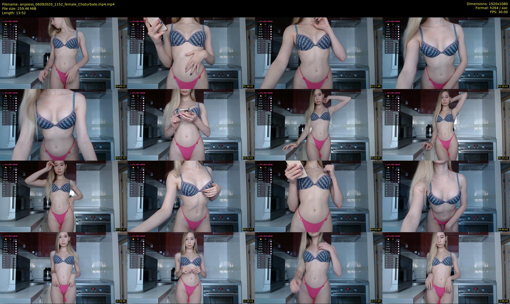anyeess — 14 minute Chaturbate female cam show recording, 1080p, Sep 6, 2020