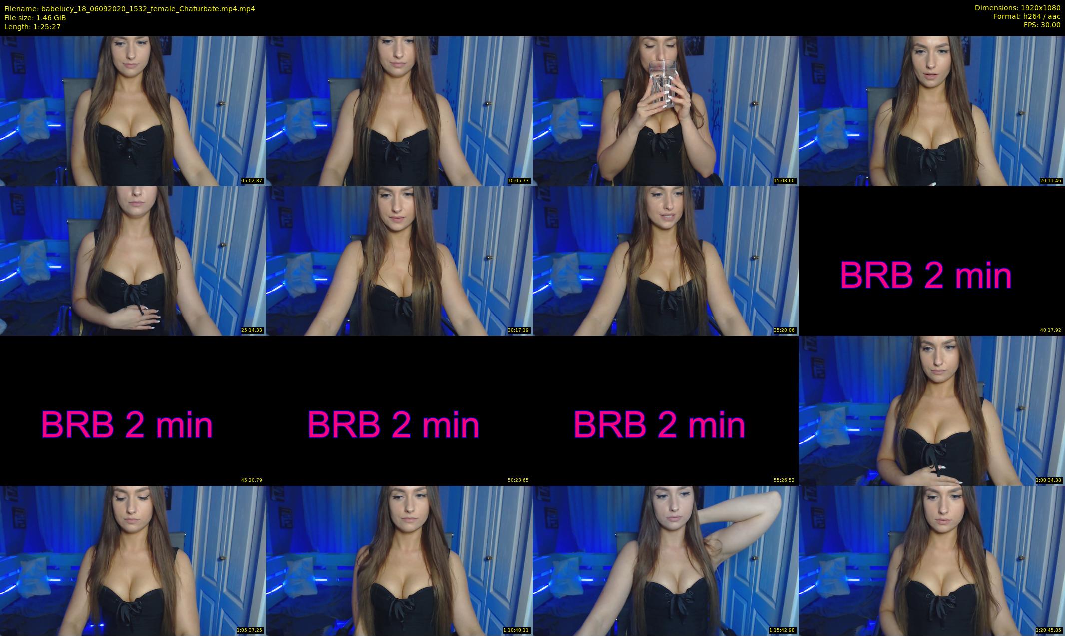 babelucy_18 — 86 minute Chaturbate female cam show recording, 1080p, Sep 6, 2020