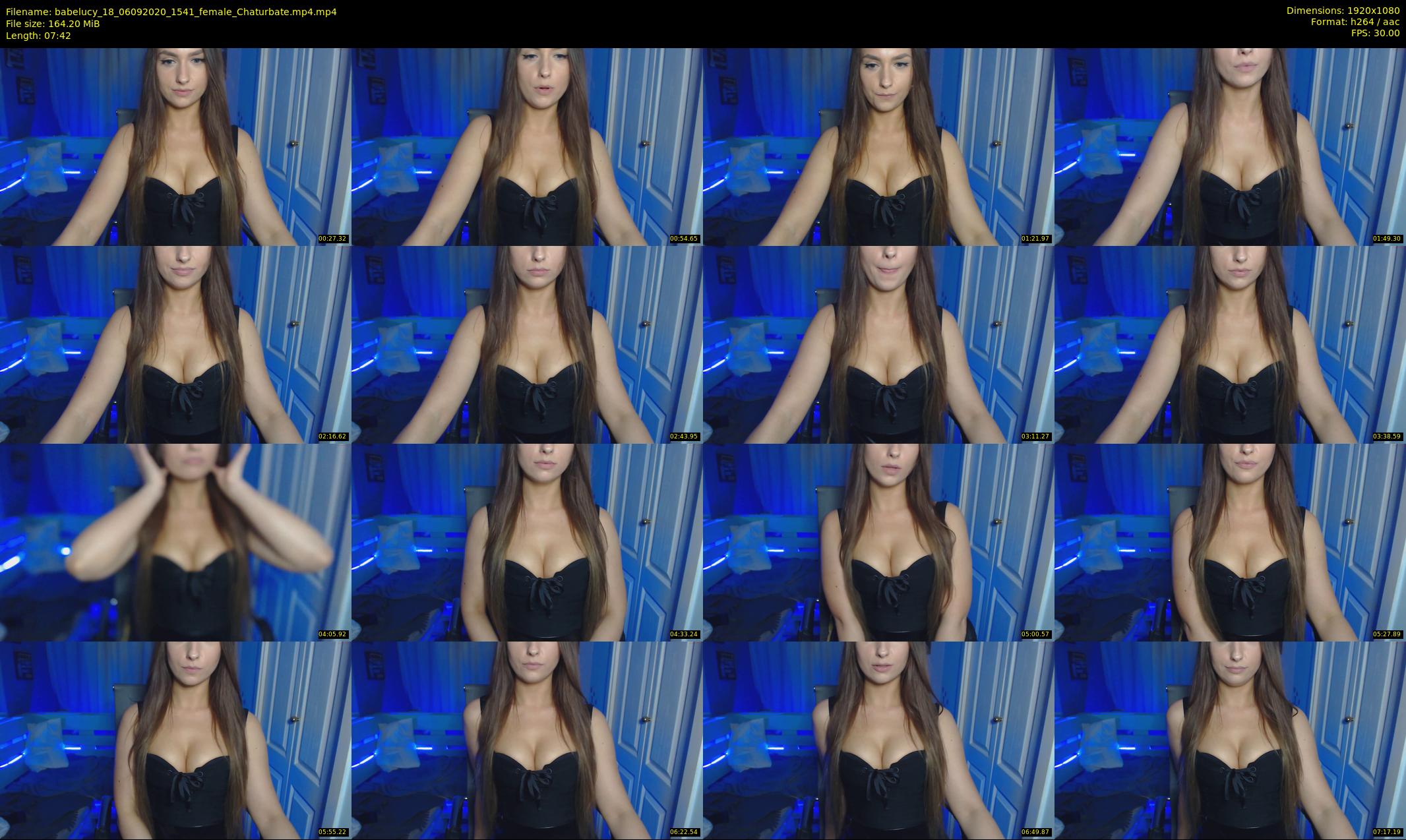 babelucy_18 — 8 minute Chaturbate female cam show recording, 1080p, Sep 6, 2020