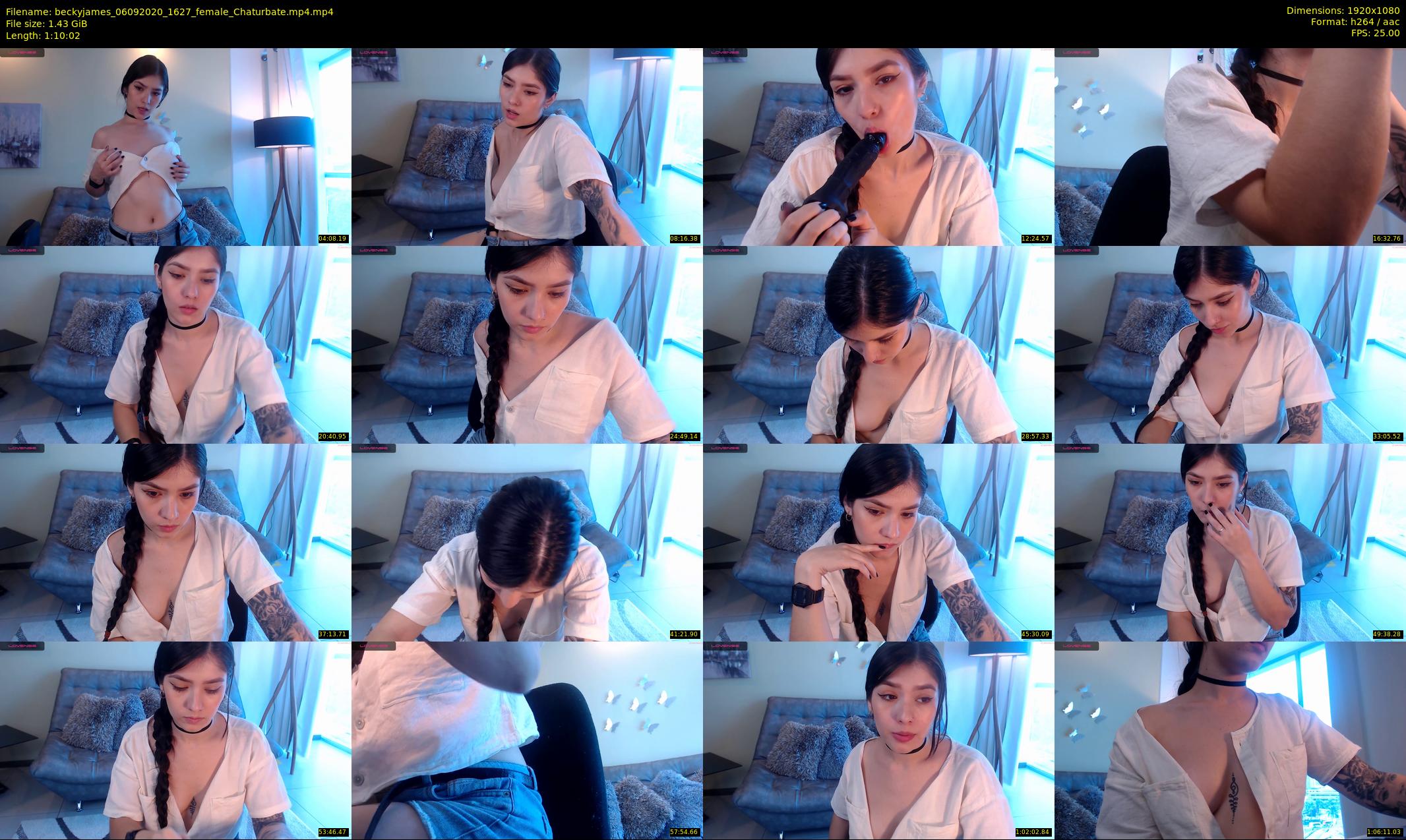 beckyjames — 71 minute Chaturbate female cam show recording, 1080p, Sep 6, 2020