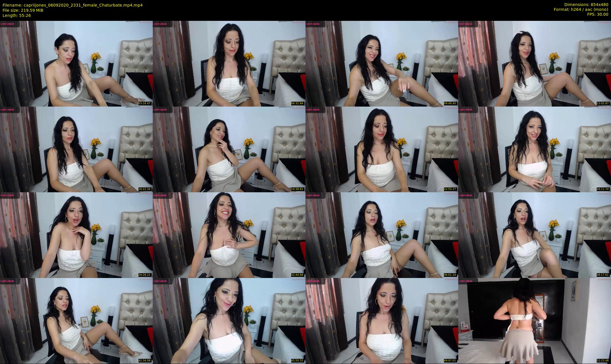 capriijones — 56 minute Chaturbate female cam show recording, 480p, Sep 6, 2020