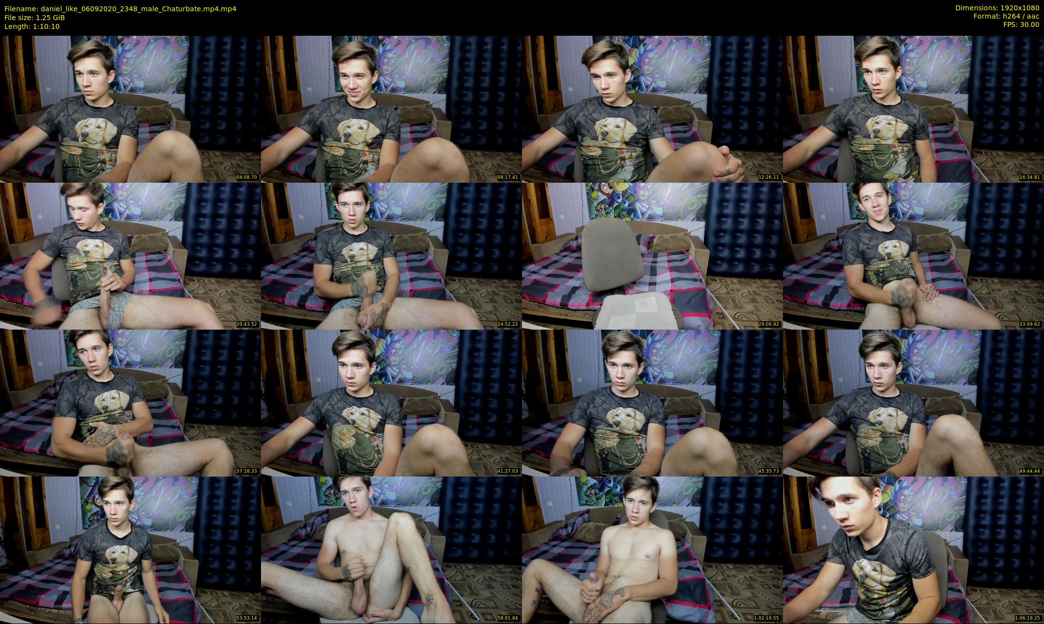 daniel_like — 71 minute Chaturbate male cam show recording, 1080p, Sep 6, 2020