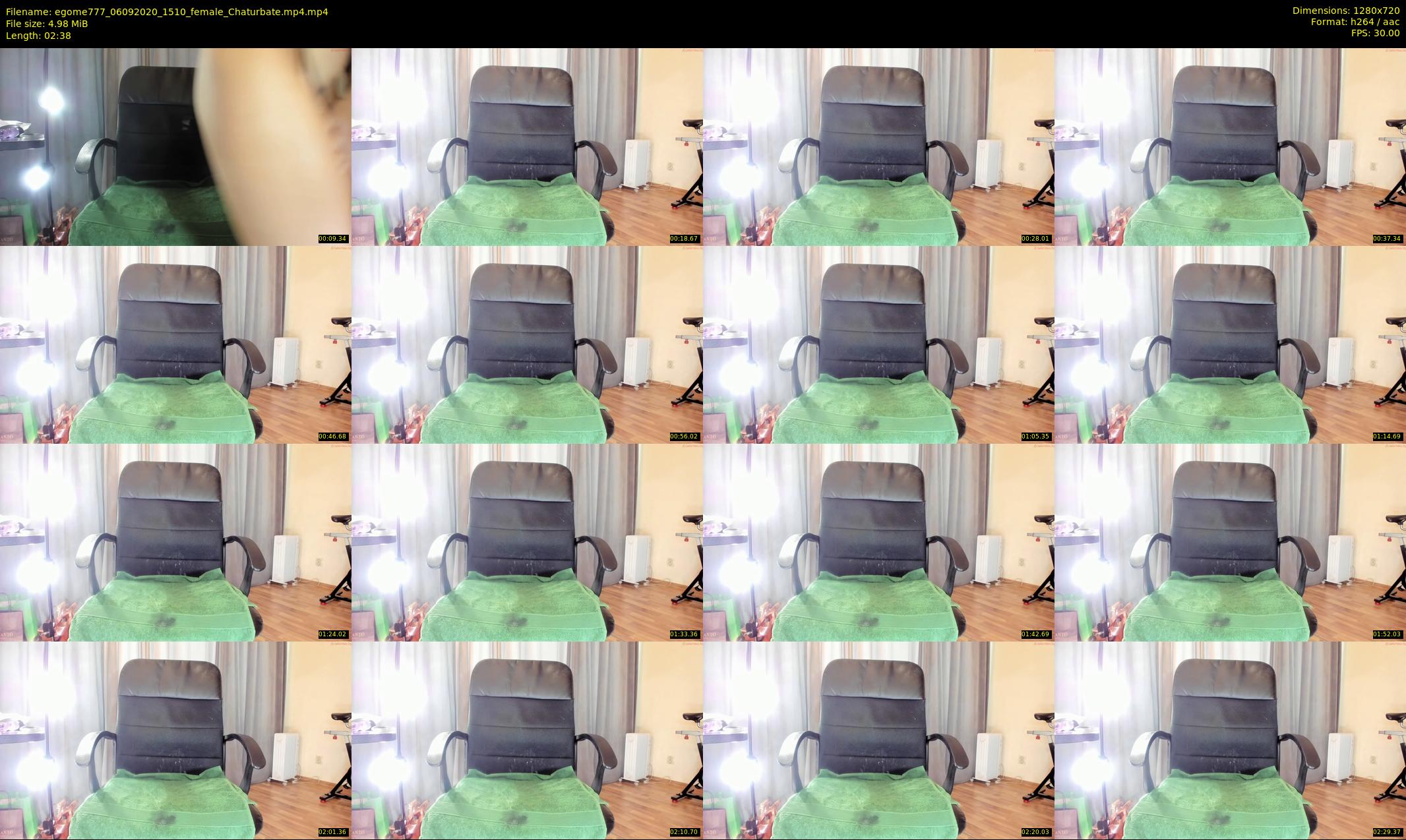 egome777 — 3 minute Chaturbate female cam show recording, 720p, Sep 6, 2020