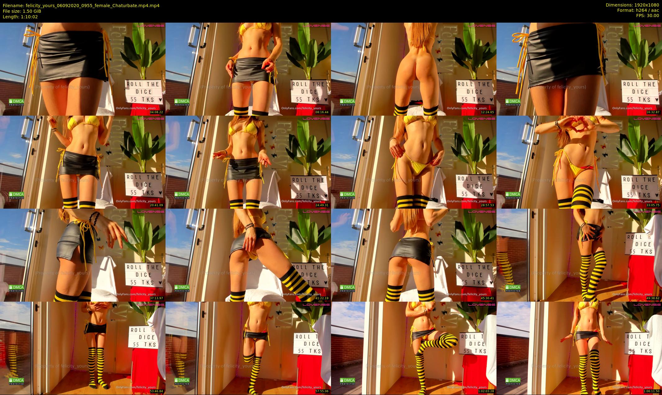 felicity_yours — 71 minute Chaturbate female cam show recording, 1080p, Sep 6, 2020
