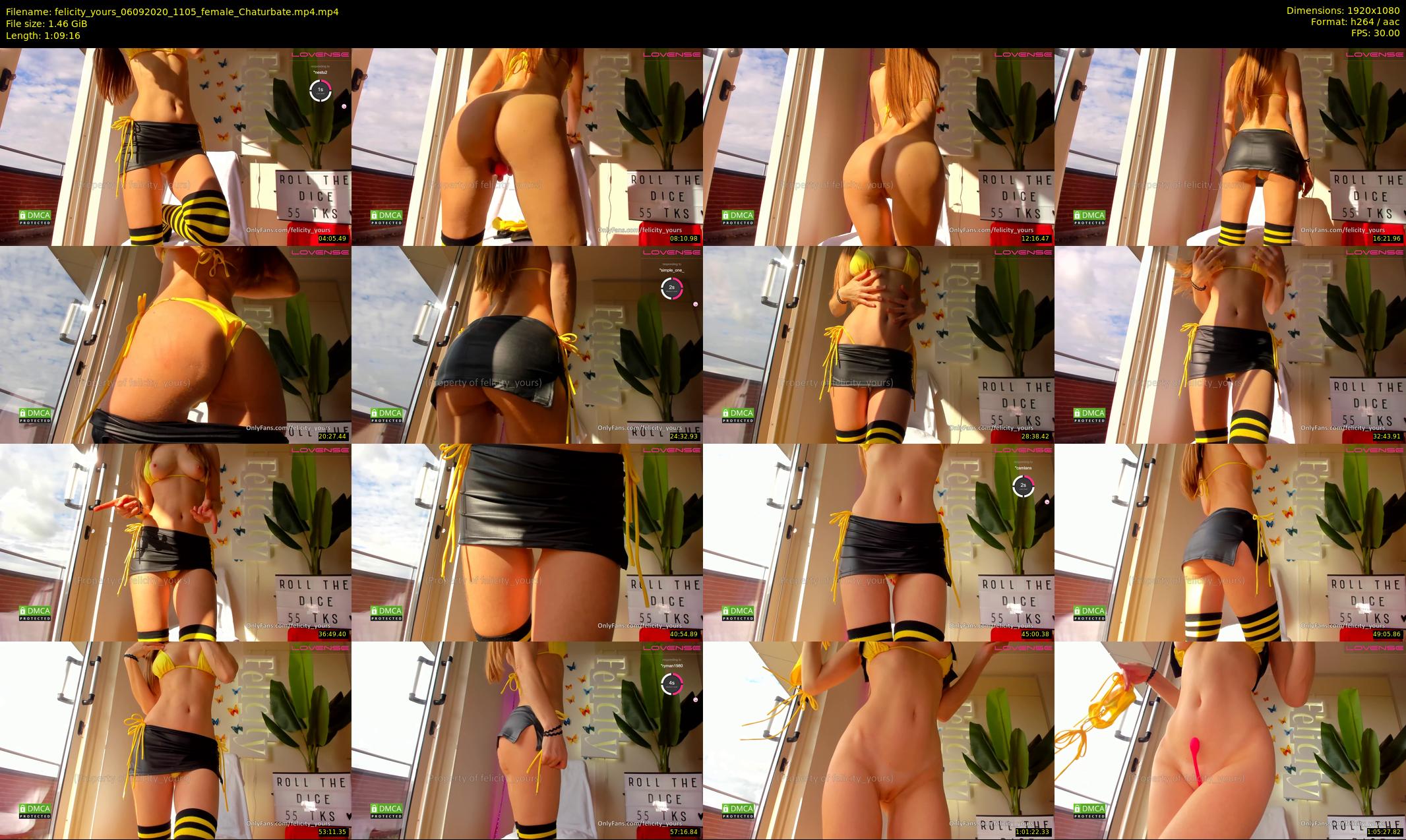 felicity_yours — 70 minute Chaturbate female cam show recording, 1080p, Sep 6, 2020