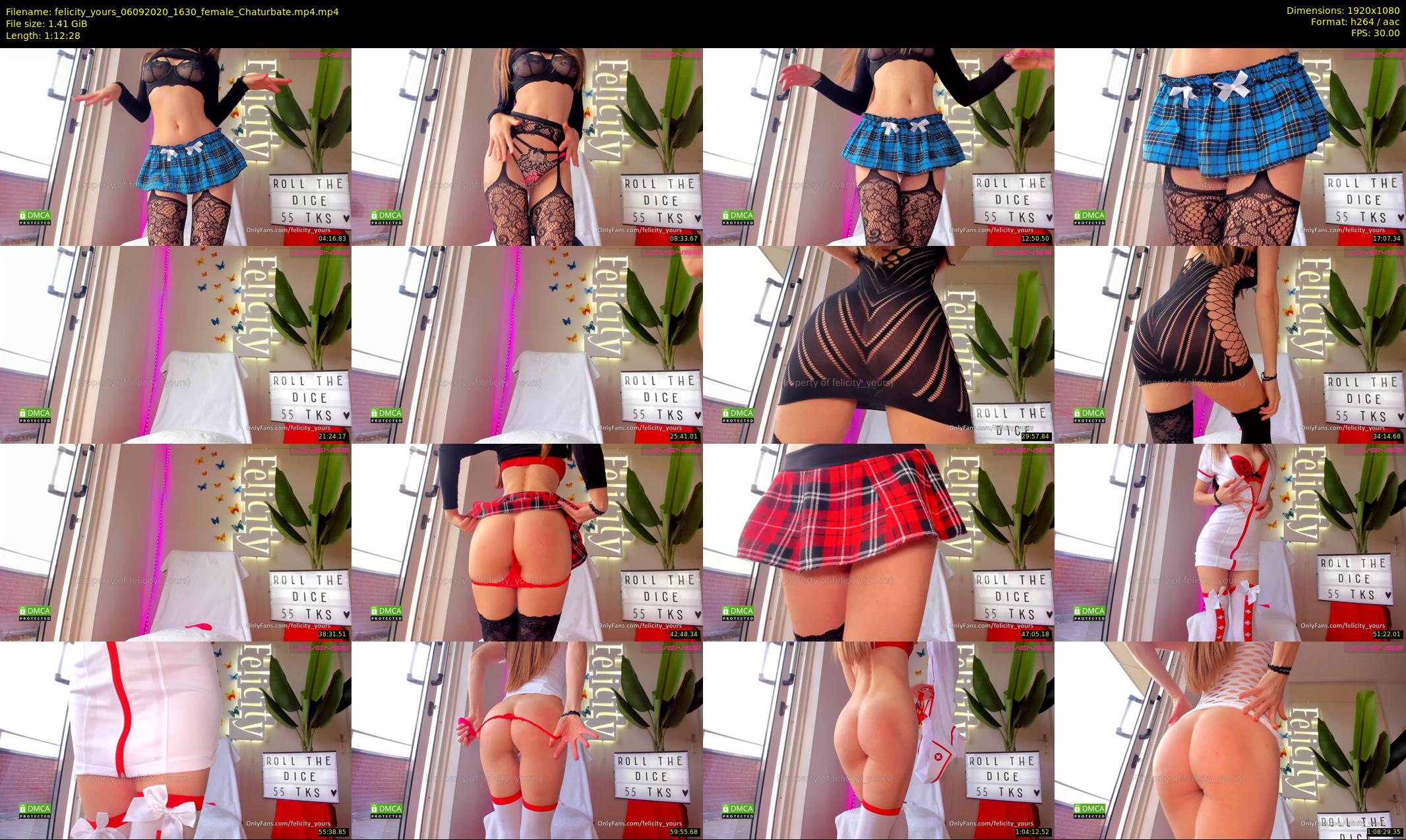 felicity_yours — 73 minute Chaturbate female cam show recording, 1080p, Sep 6, 2020
