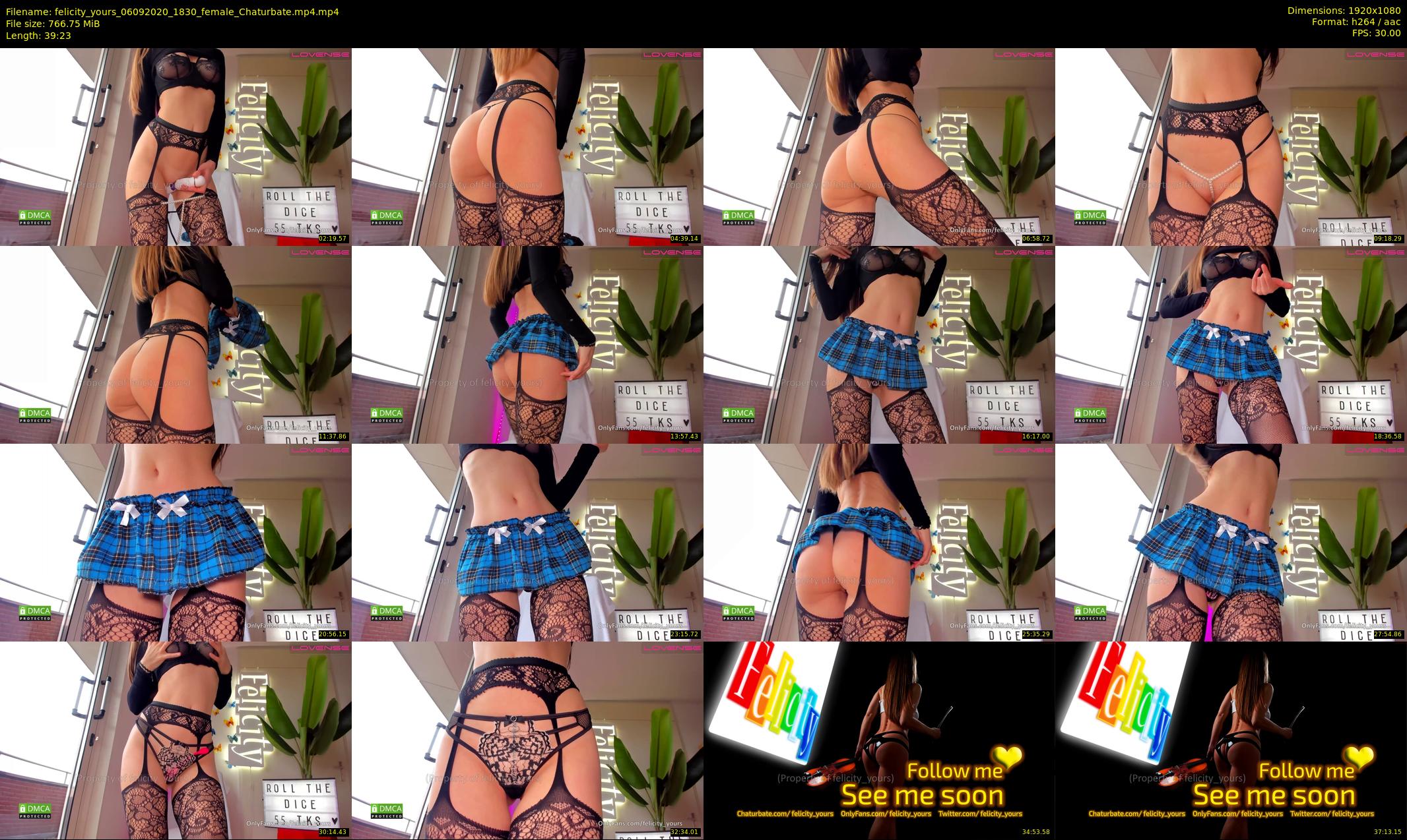 felicity_yours — 40 minute Chaturbate female cam show recording, 1080p, Sep 6, 2020