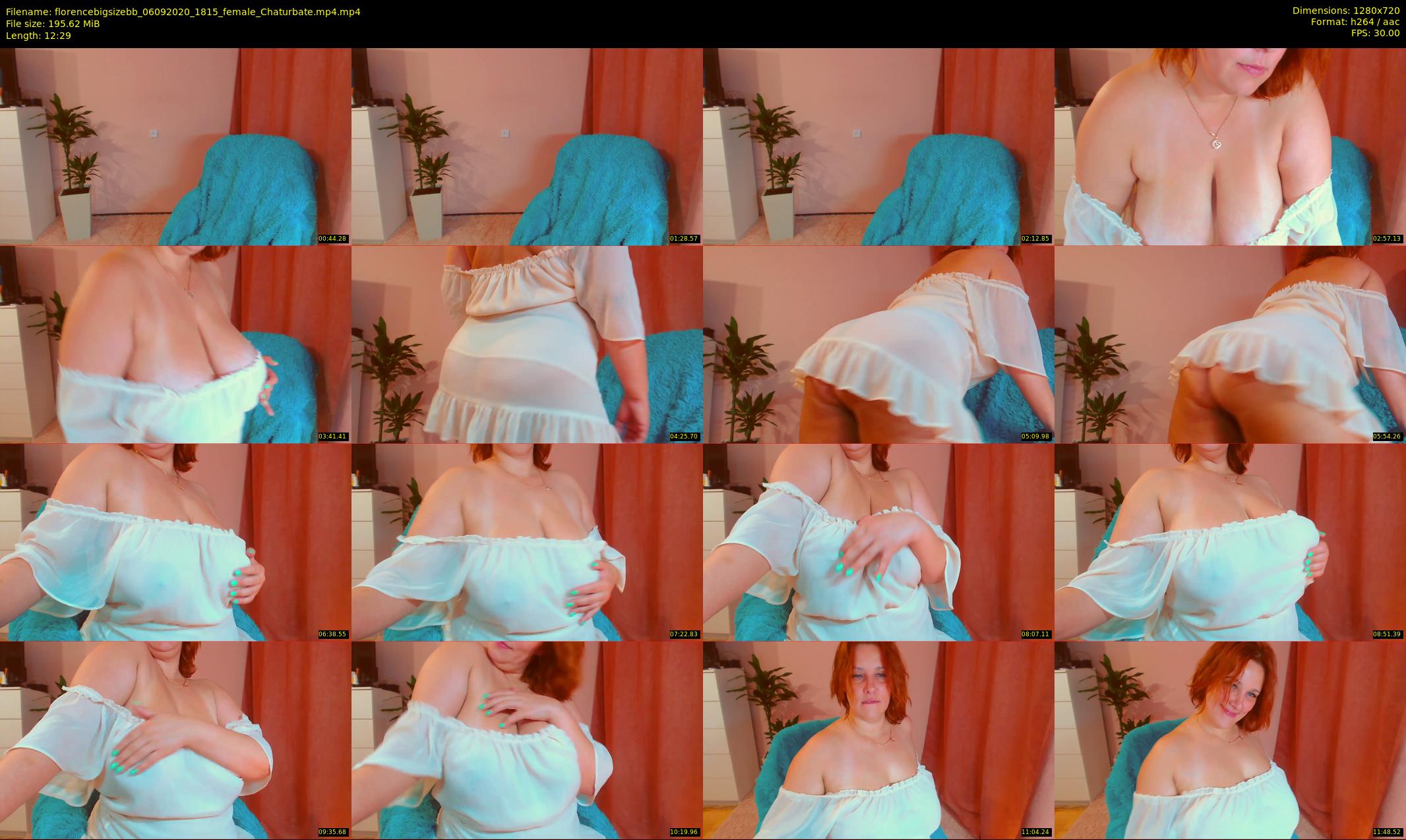 florencebigsizebb — 13 minute Chaturbate female cam show recording, 720p, Sep 6, 2020