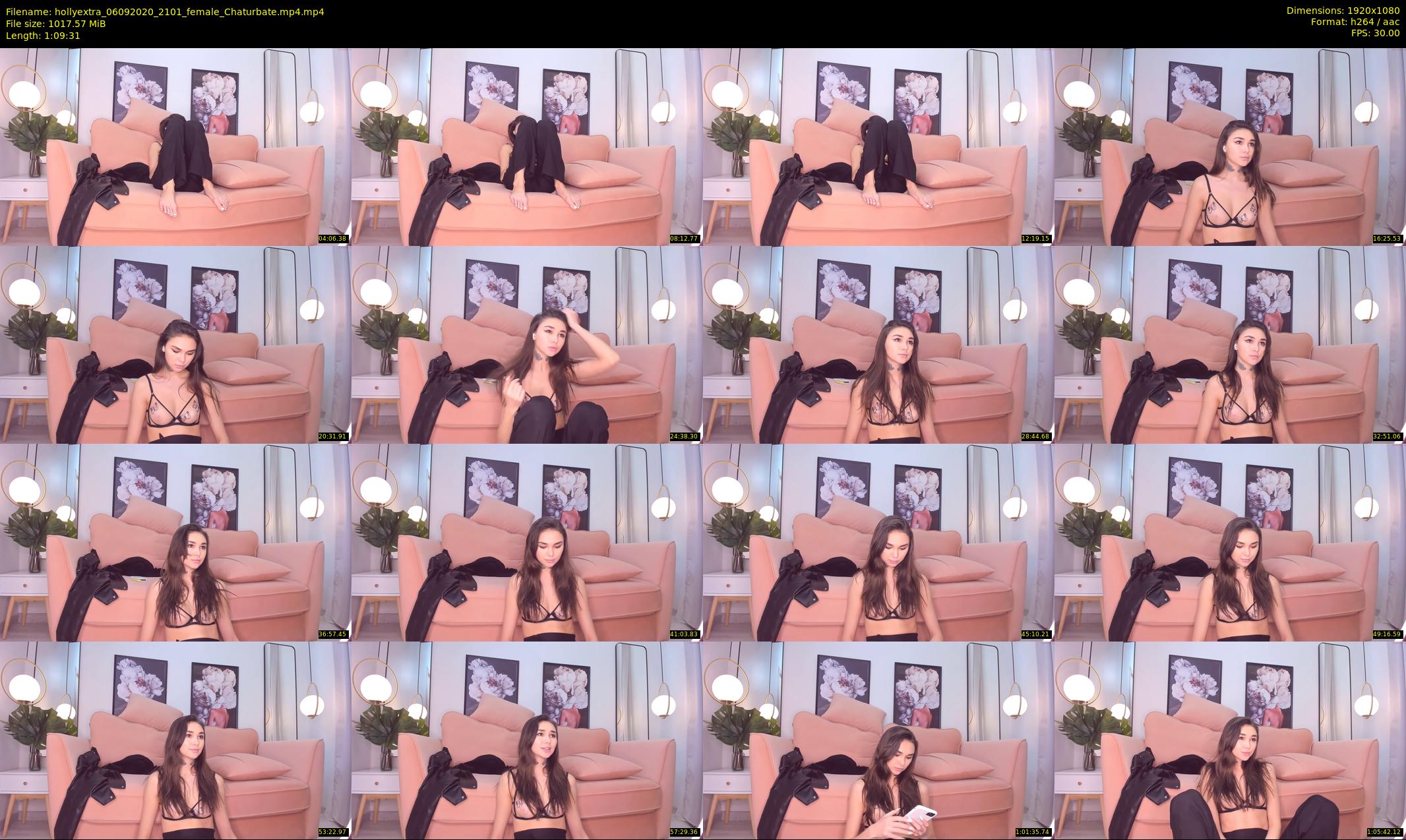 hollyextra — 70 minute Chaturbate female cam show recording, 1080p, Sep 6, 2020