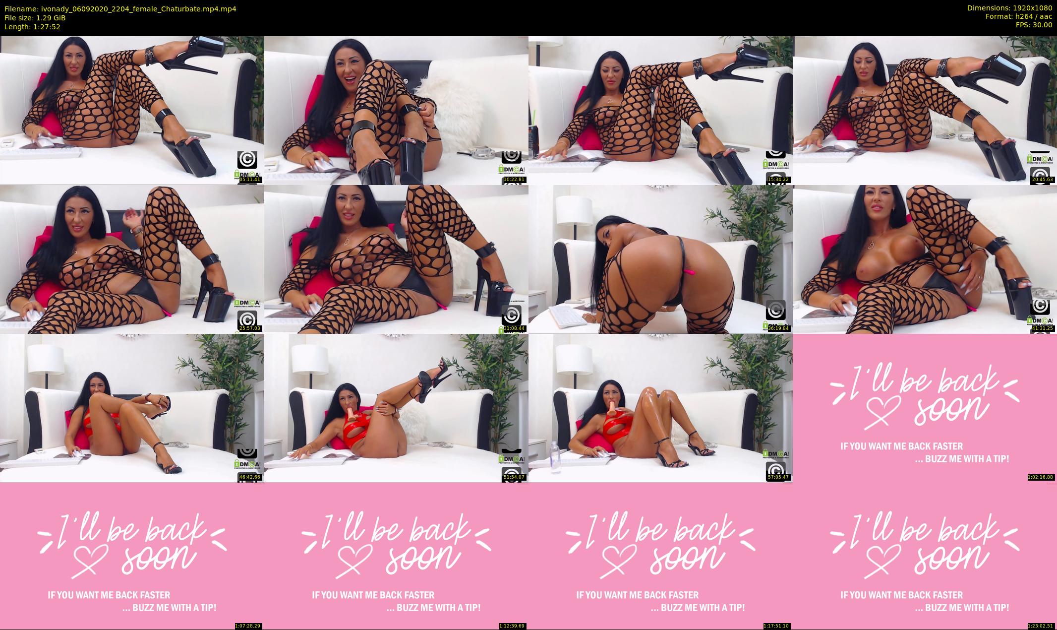 ivonady — 88 minute Chaturbate female cam show recording, 1080p, Sep 6, 2020