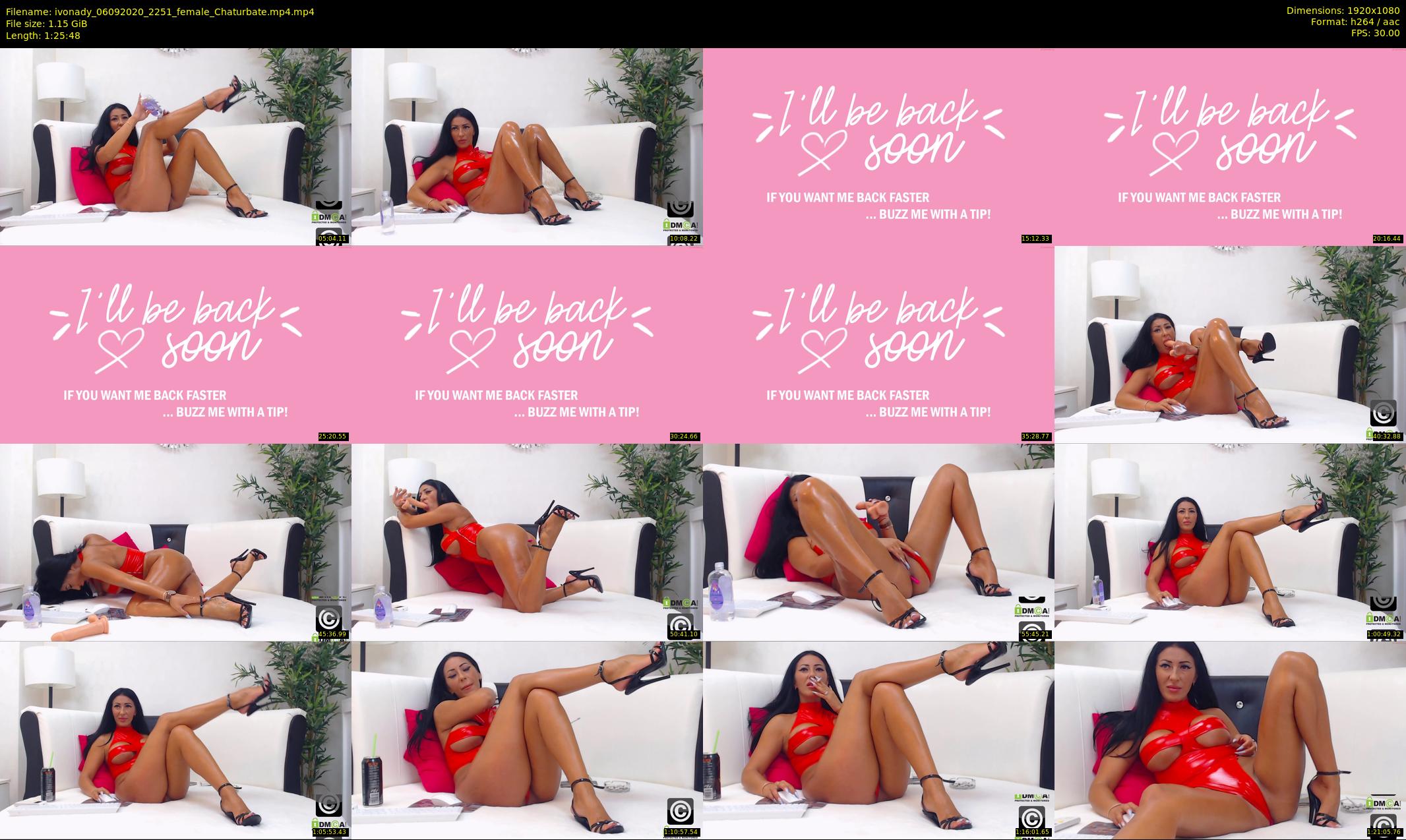 ivonady — 86 minute Chaturbate female cam show recording, 1080p, Sep 6, 2020