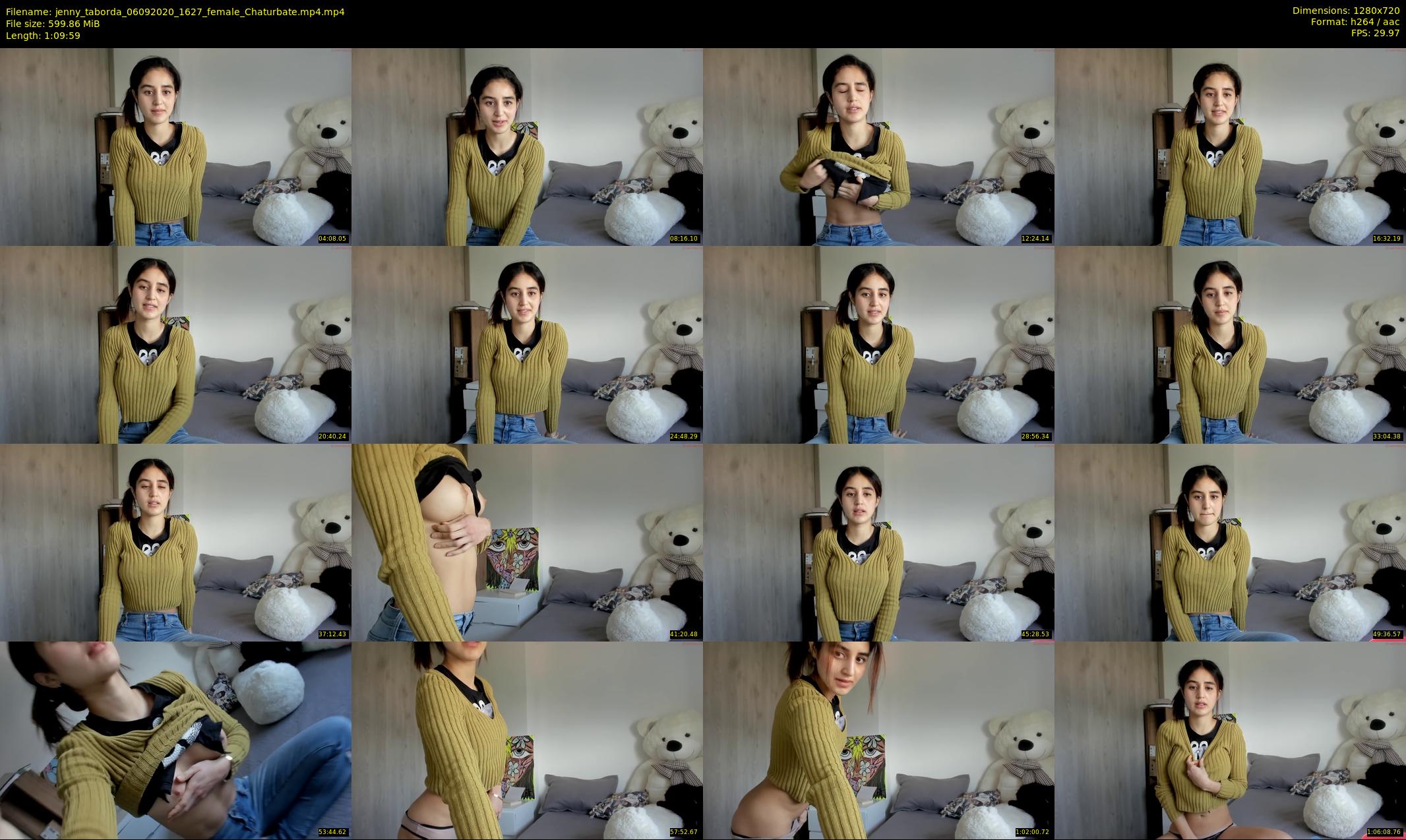 jenny_taborda — 70 minute Chaturbate female cam show recording, 720p, Sep 6, 2020