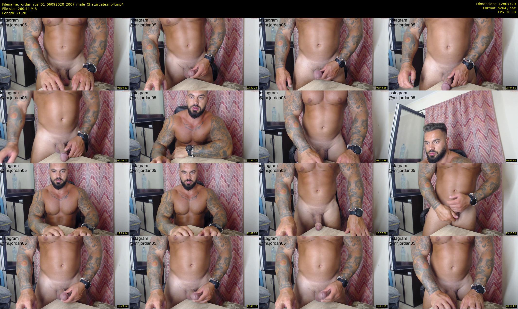 jordan_rush01 — 22 minute Chaturbate male cam show recording, 720p, Sep 6, 2020