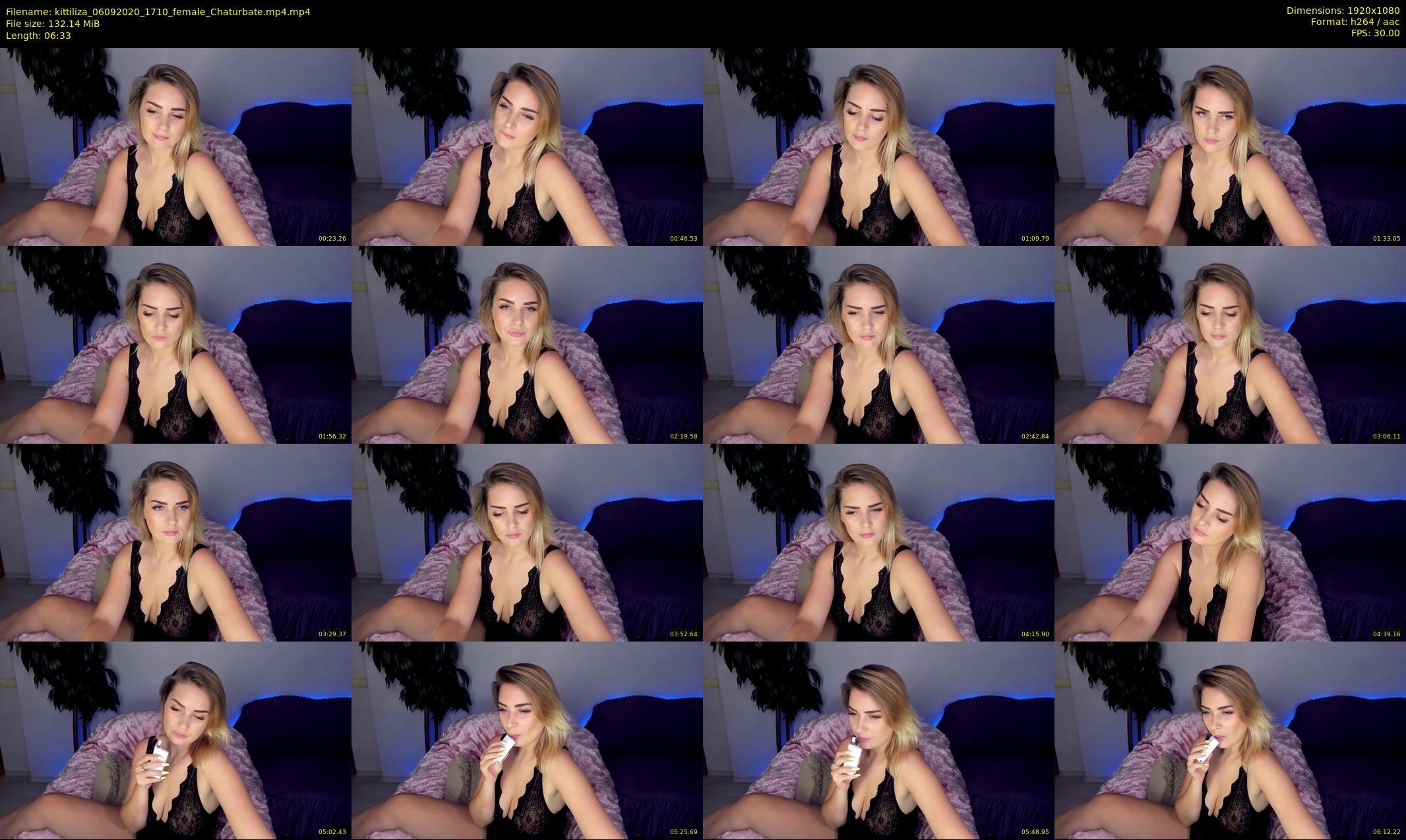 kittiliza — 7 minute Chaturbate female cam show recording, 1080p, Sep 6, 2020