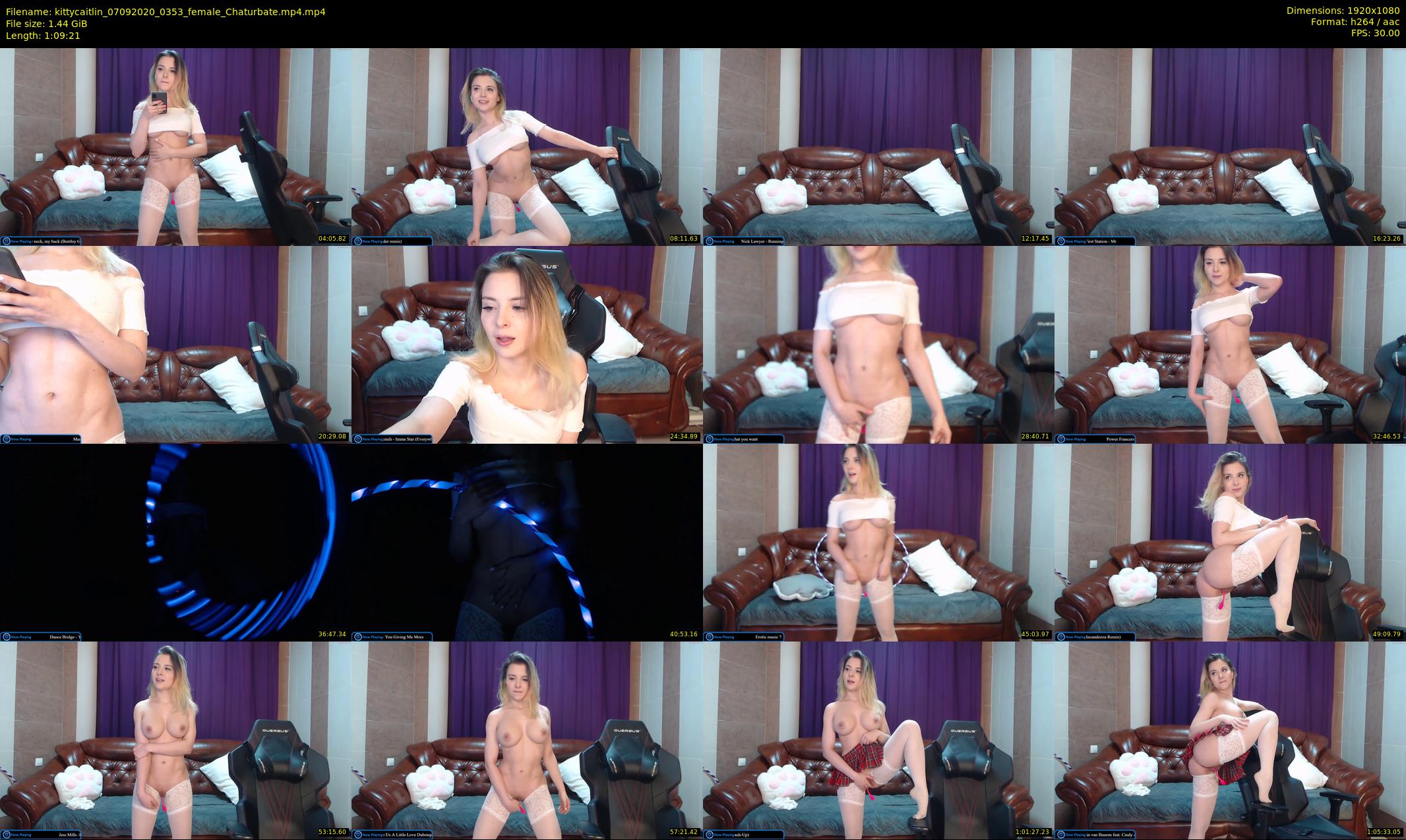 kittycaitlin — 70 minute Chaturbate female cam show recording, 1080p, Sep 7, 2020