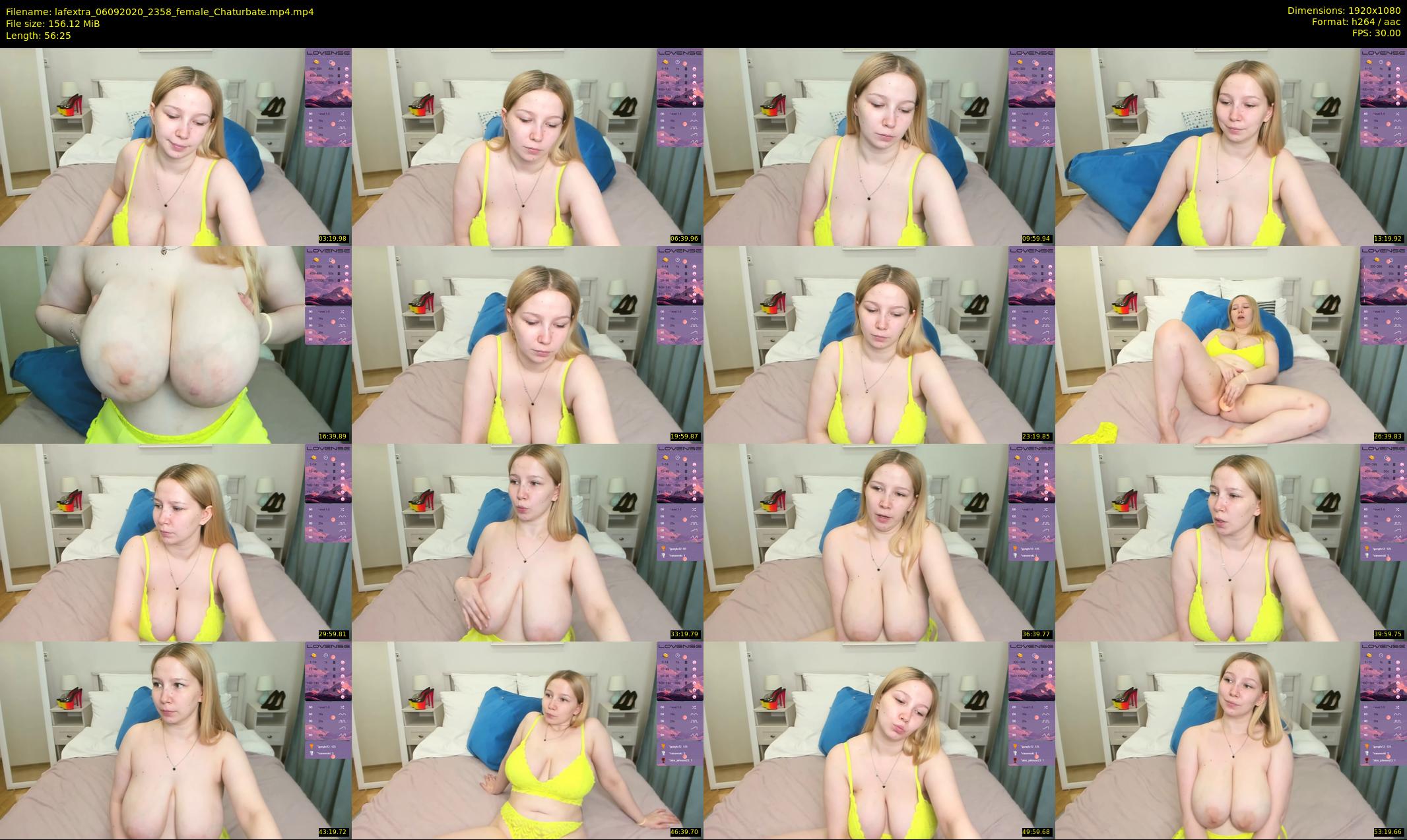 lafextra — 57 minute Chaturbate female cam show recording, 1080p, Sep 6, 2020