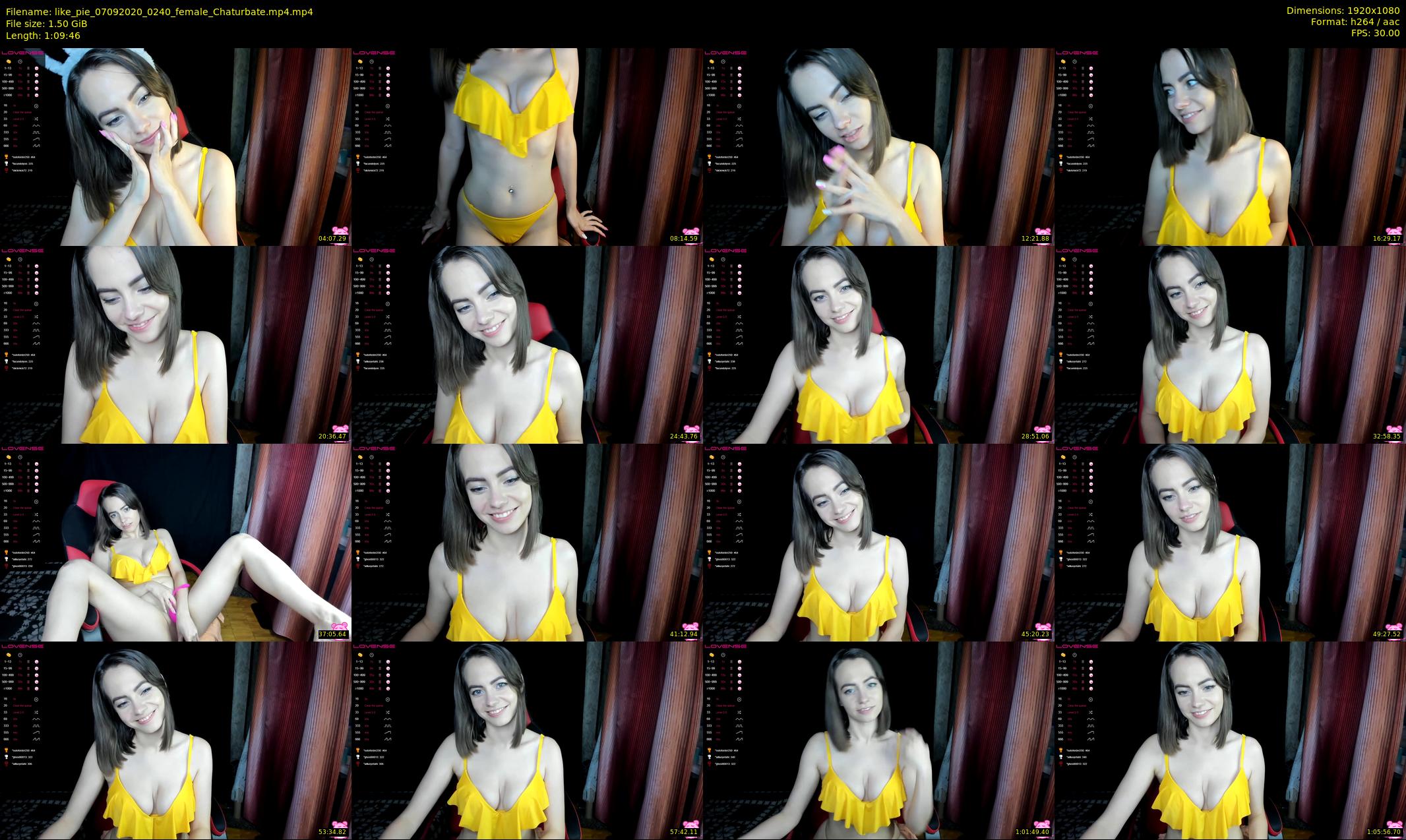 like_pie — 70 minute Chaturbate couple cam show recording, 1080p, Sep 7, 2020