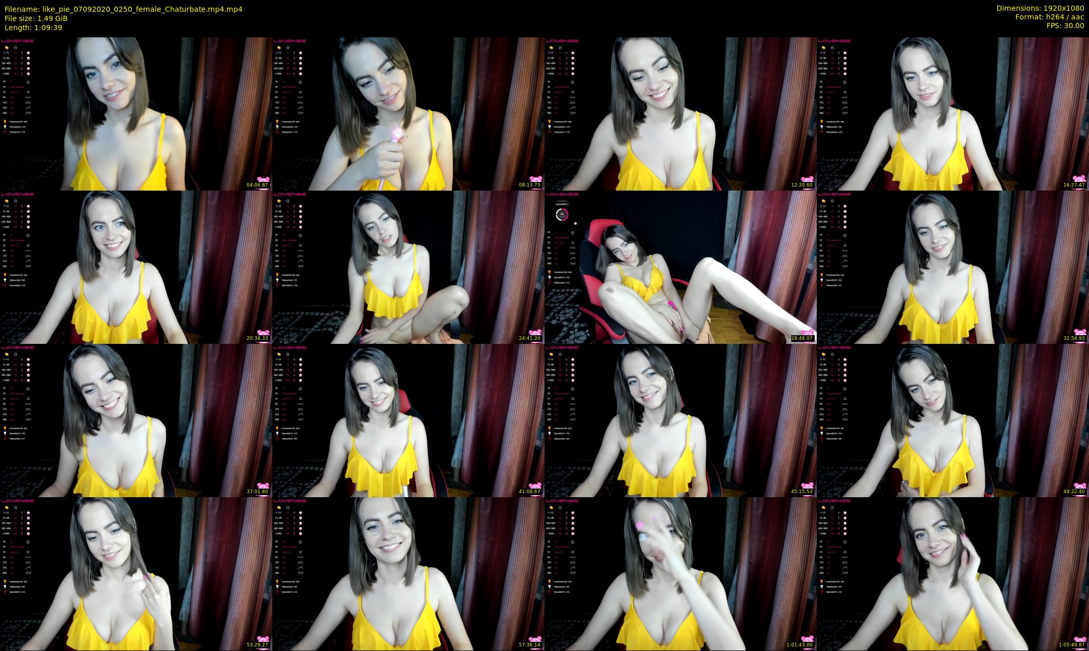 like_pie — 70 minute Chaturbate couple cam show recording, 1080p, Sep 7, 2020
