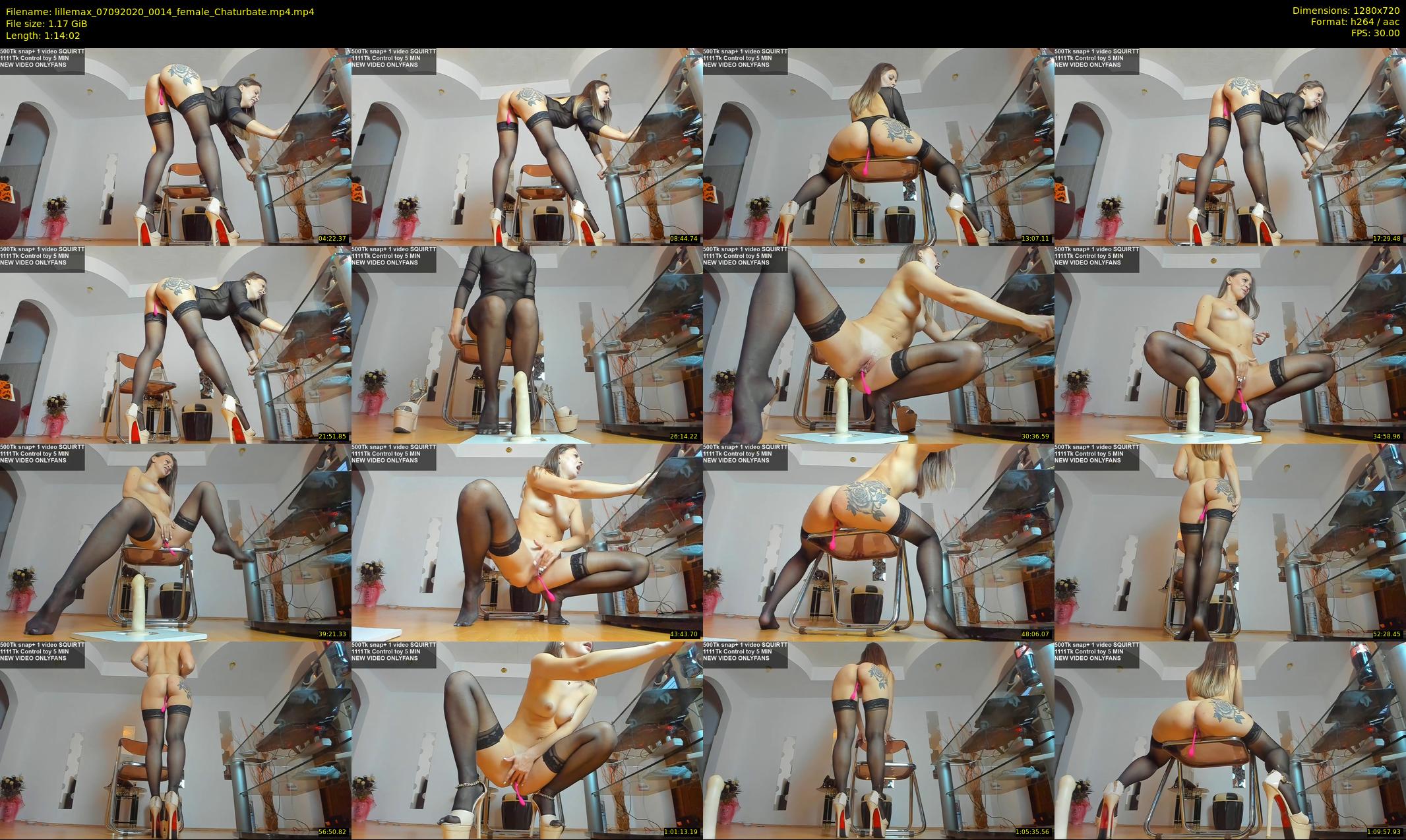 lillemax — 75 minute Chaturbate female cam show recording, 720p, Sep 7, 2020