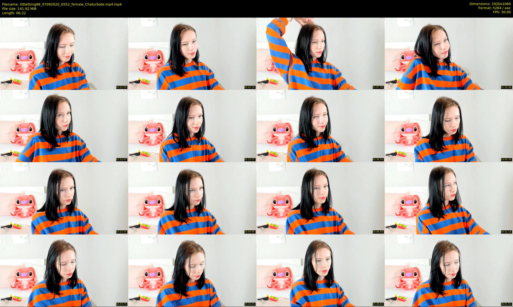 littlething88 — 7 minute Chaturbate female cam show recording, 1080p, Sep 7, 2020