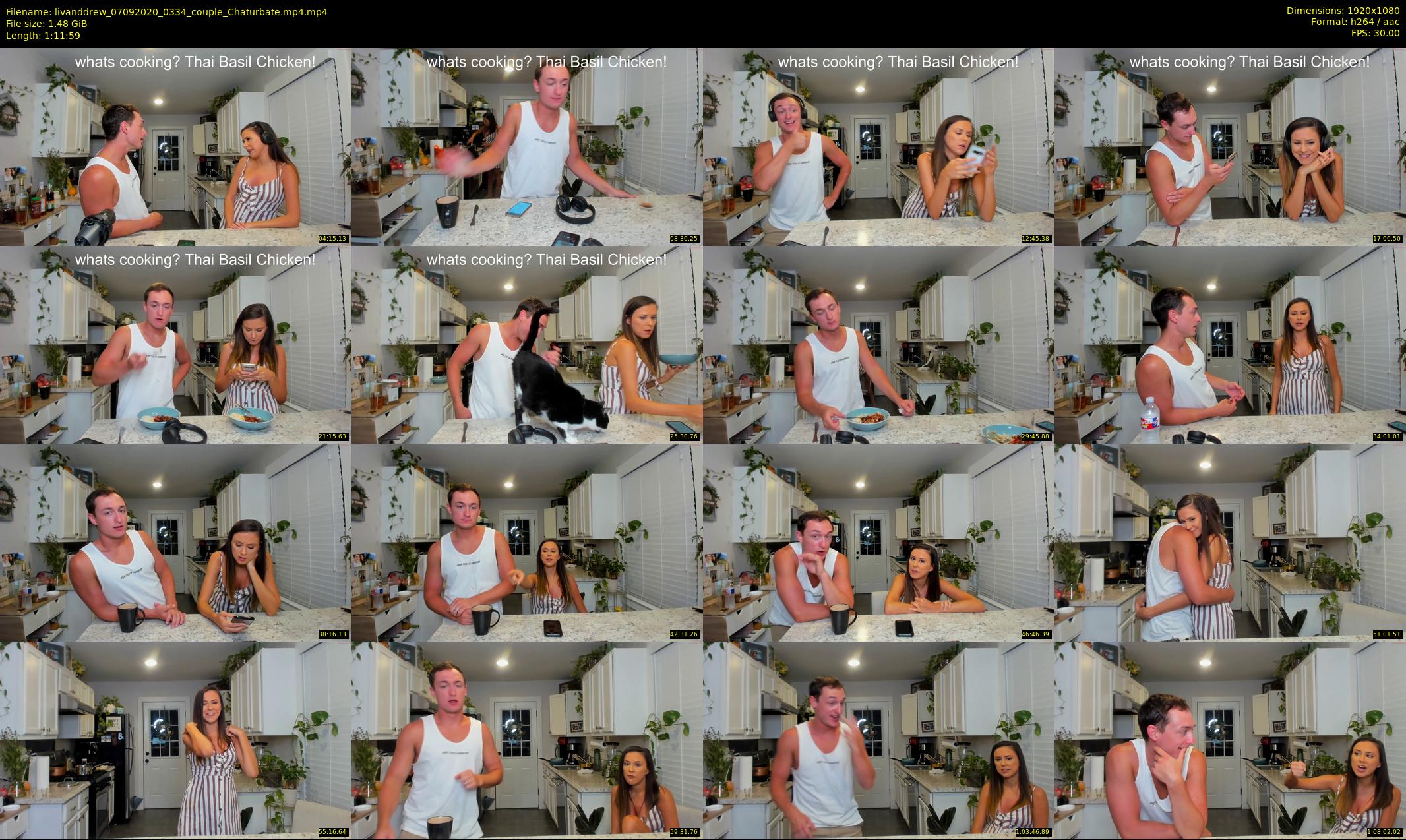 livanddrew — 72 minute Chaturbate couple cam show recording, 1080p, Sep 7, 2020